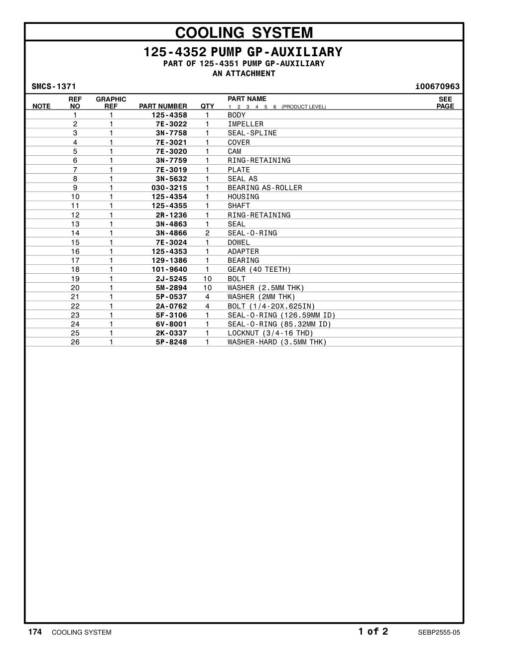 7E-3024 DOWEL CAT parts manual diagram