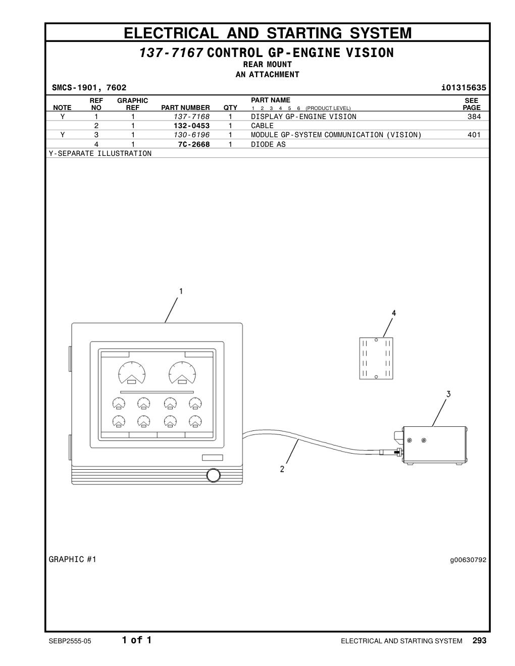 7C-2668 DIODE AS CAT parts manual diagram