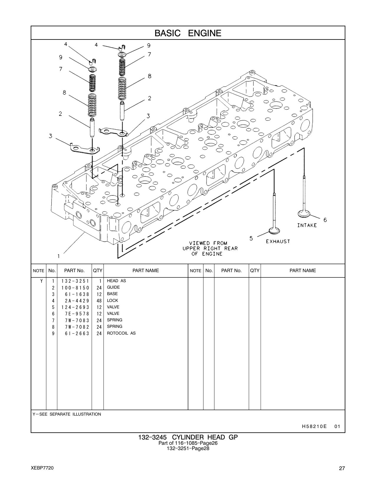 124-2693 VALVE CAT parts manual diagram