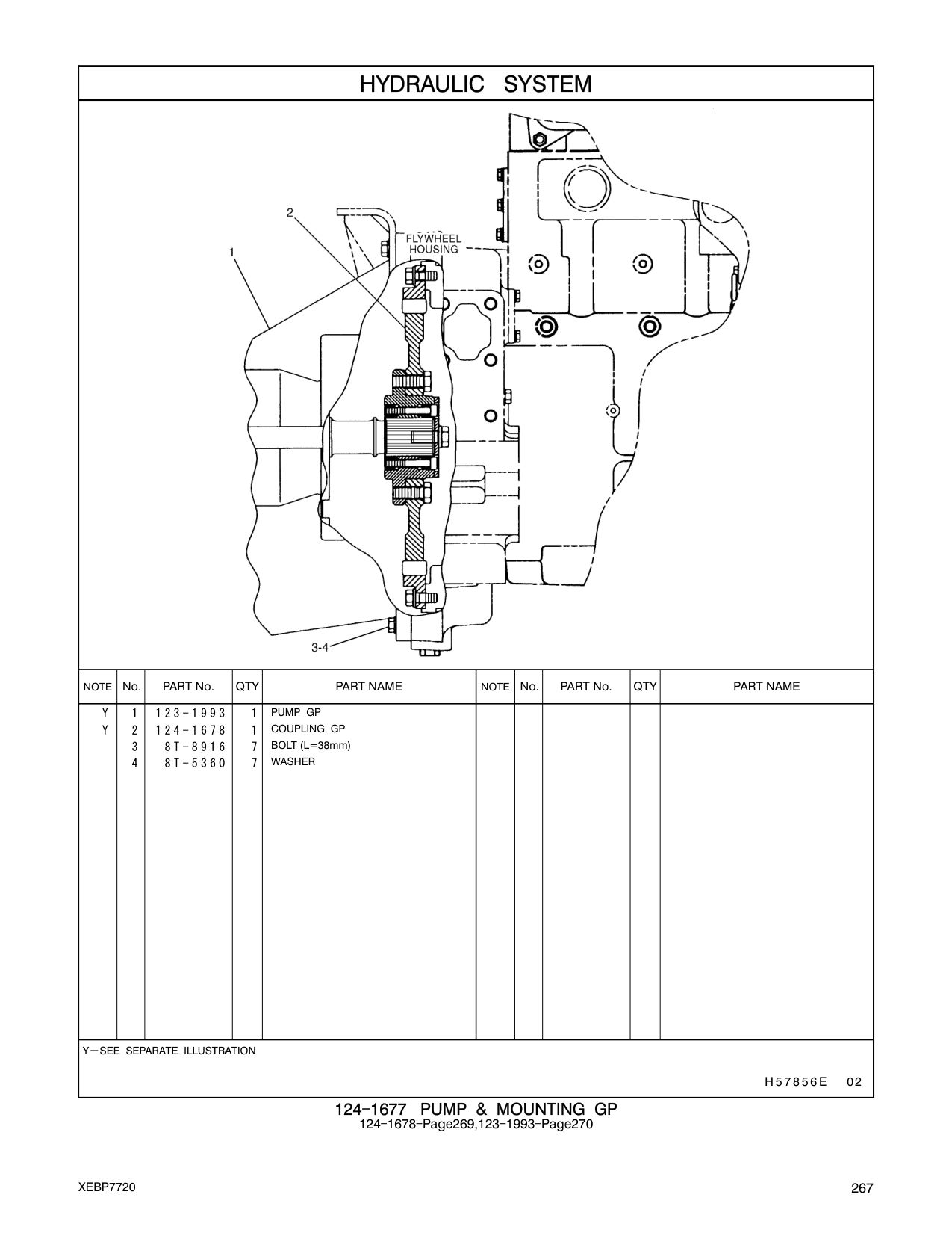 123-1993 PUMP GP CAT parts manual diagram