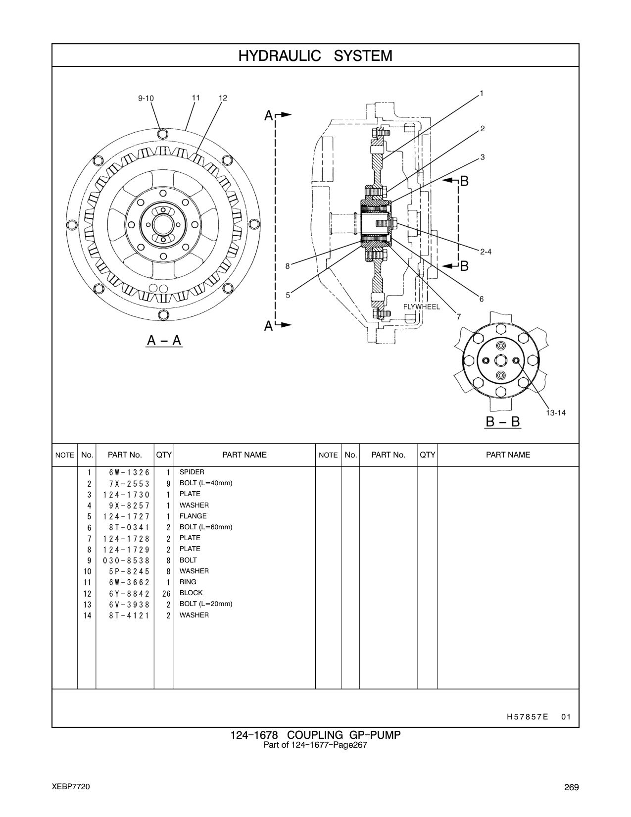 030-8538 BOLT CAT parts manual diagram