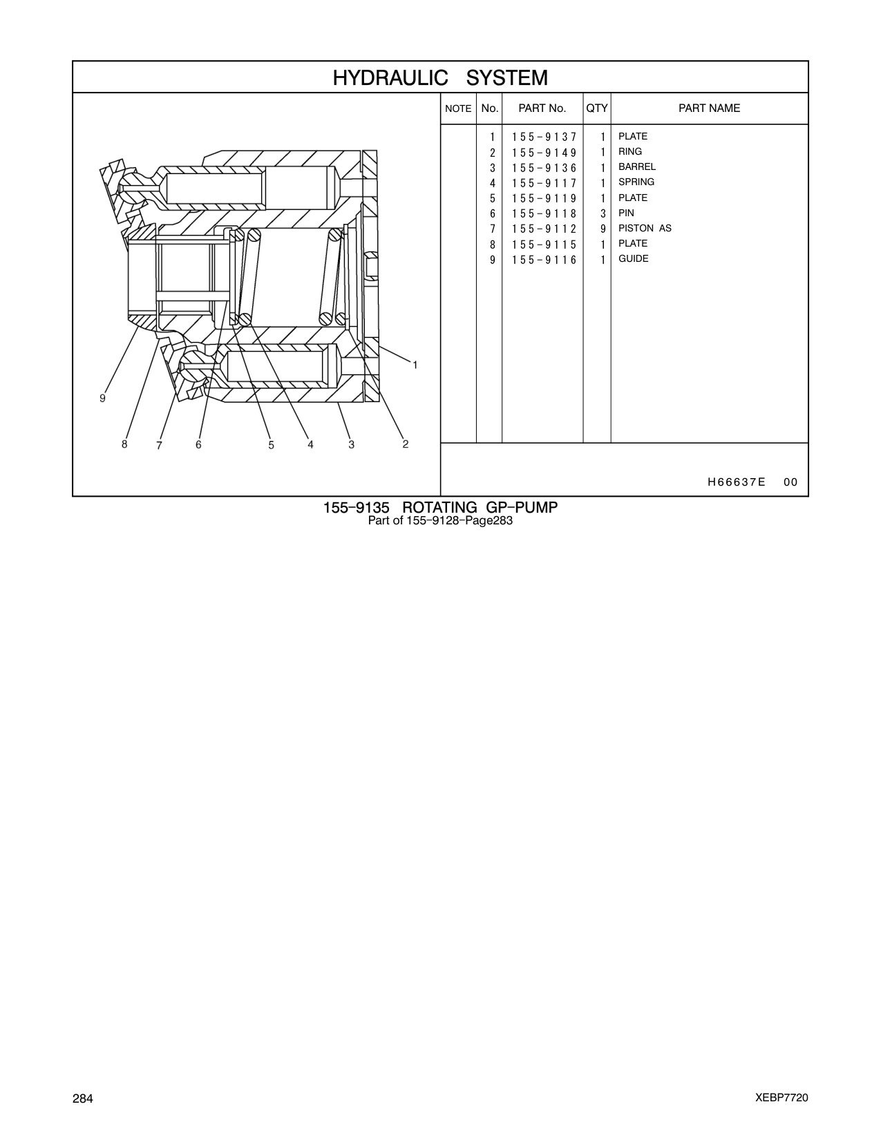 155-9112 PISTON AS CAT parts manual diagram