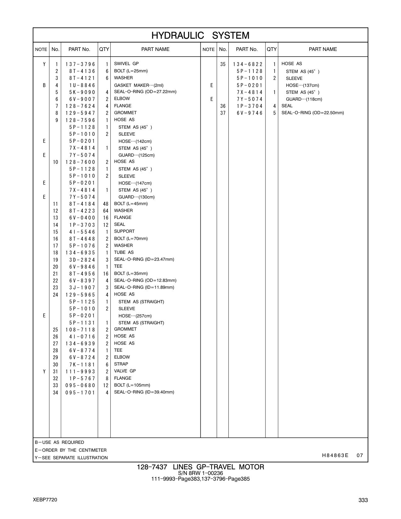 134-6939 HOSE AS CAT parts manual diagram