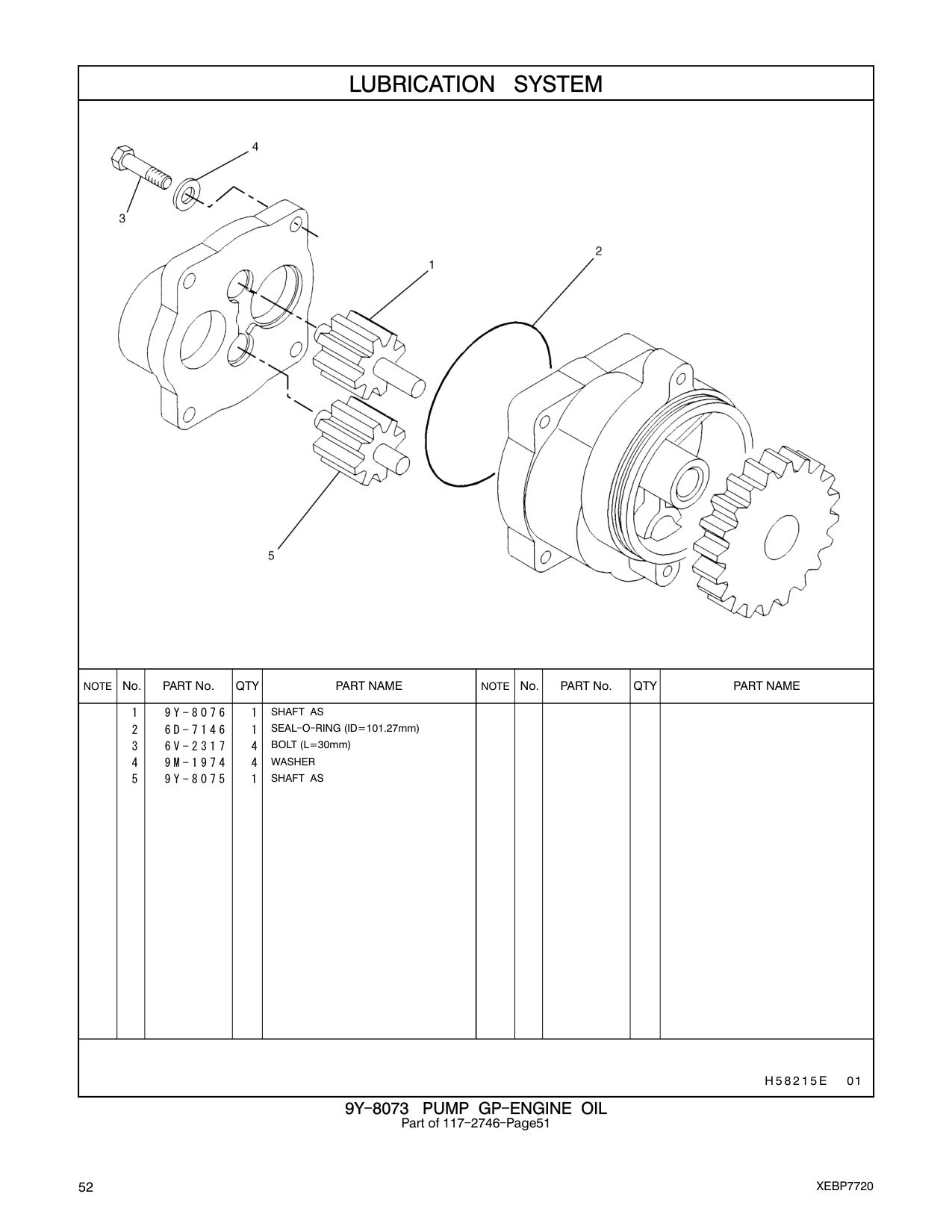 9Y-8075 SHAFT AS CAT parts manual diagram