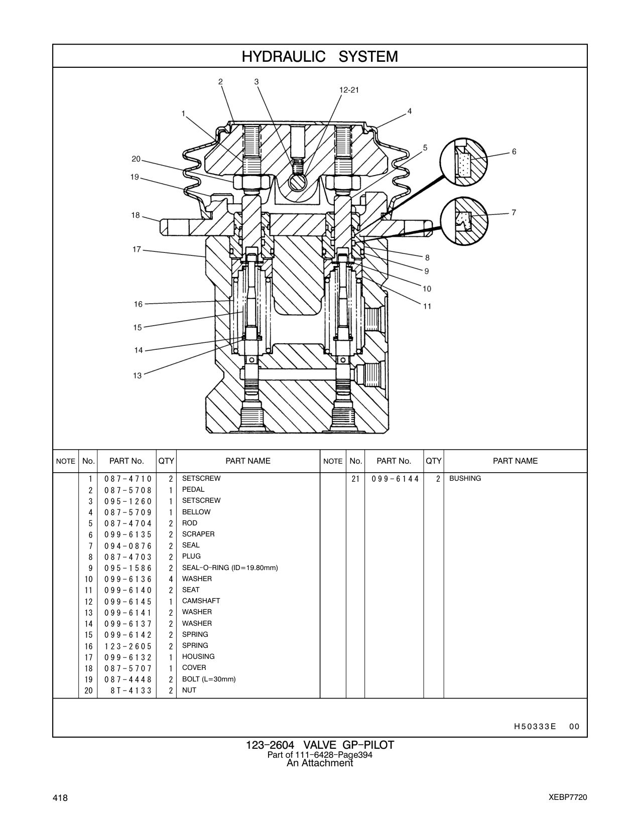 099-6142 SPRING CAT parts manual diagram
