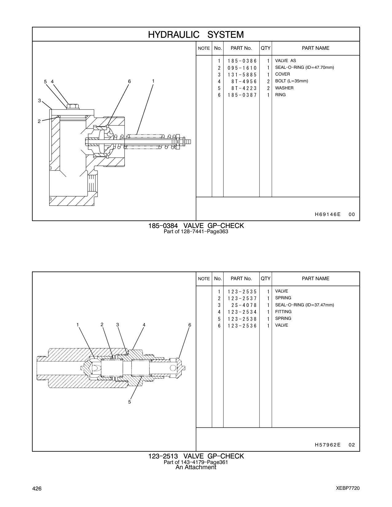 185-0386 VALVE AS CAT parts manual diagram
