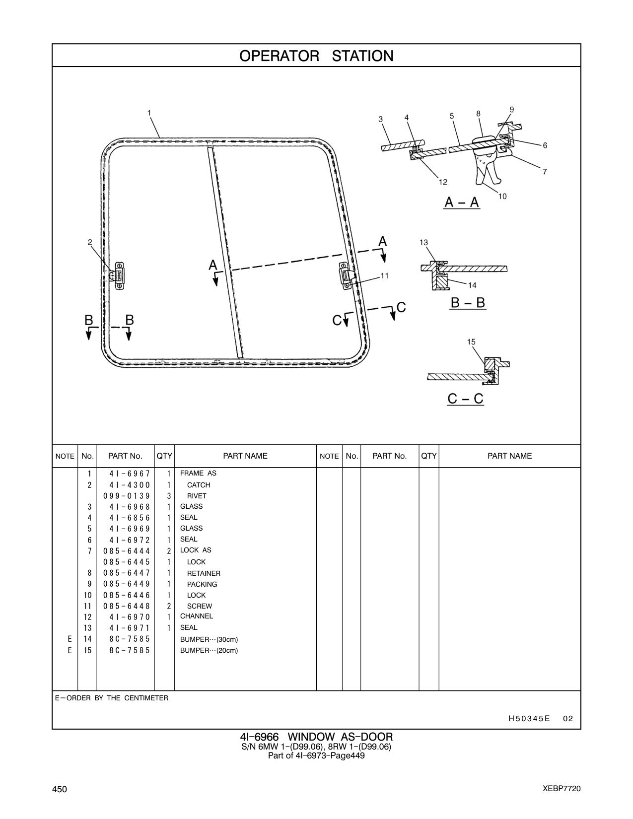 4I-6967 FRAME AS CAT parts manual diagram