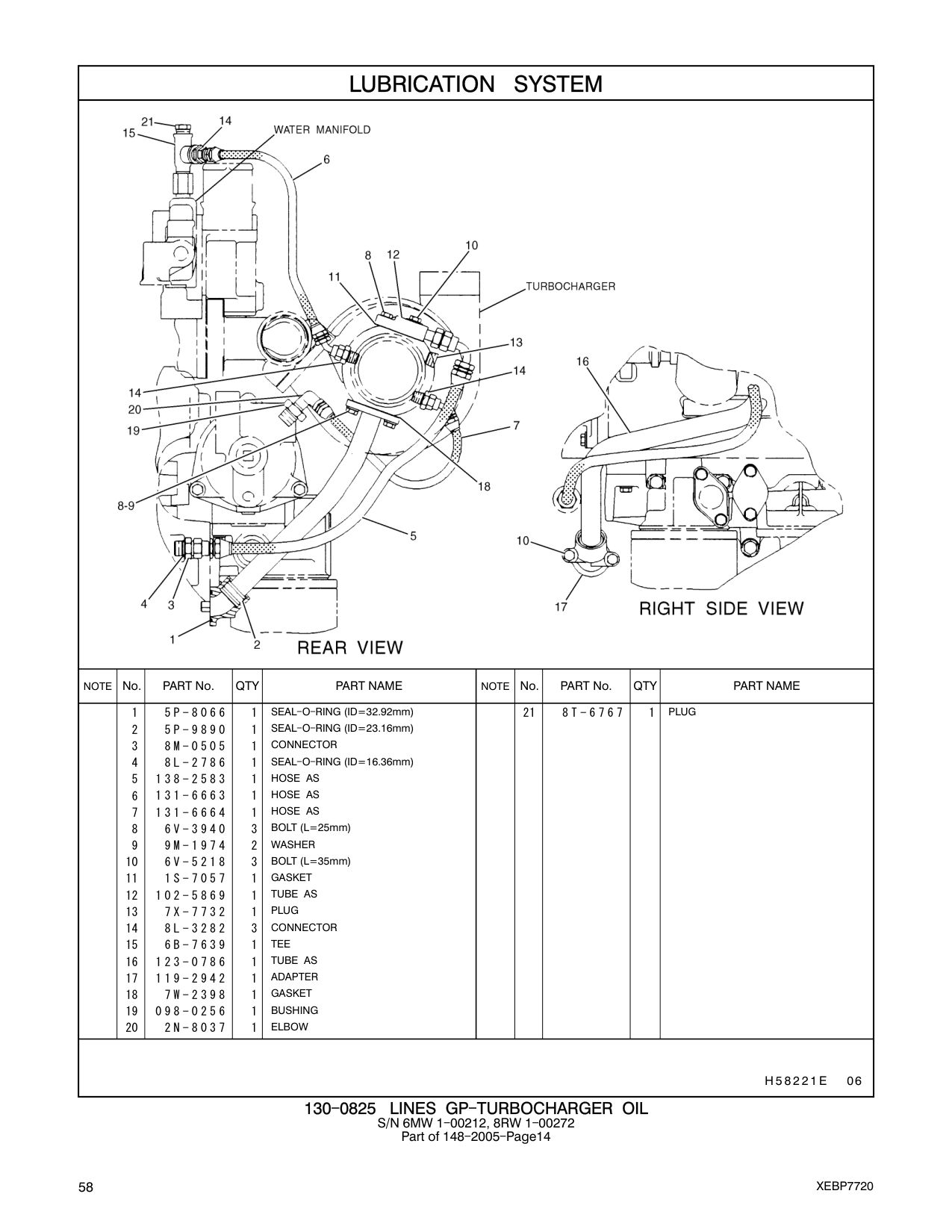 131-6663 HOSE AS CAT parts manual diagram