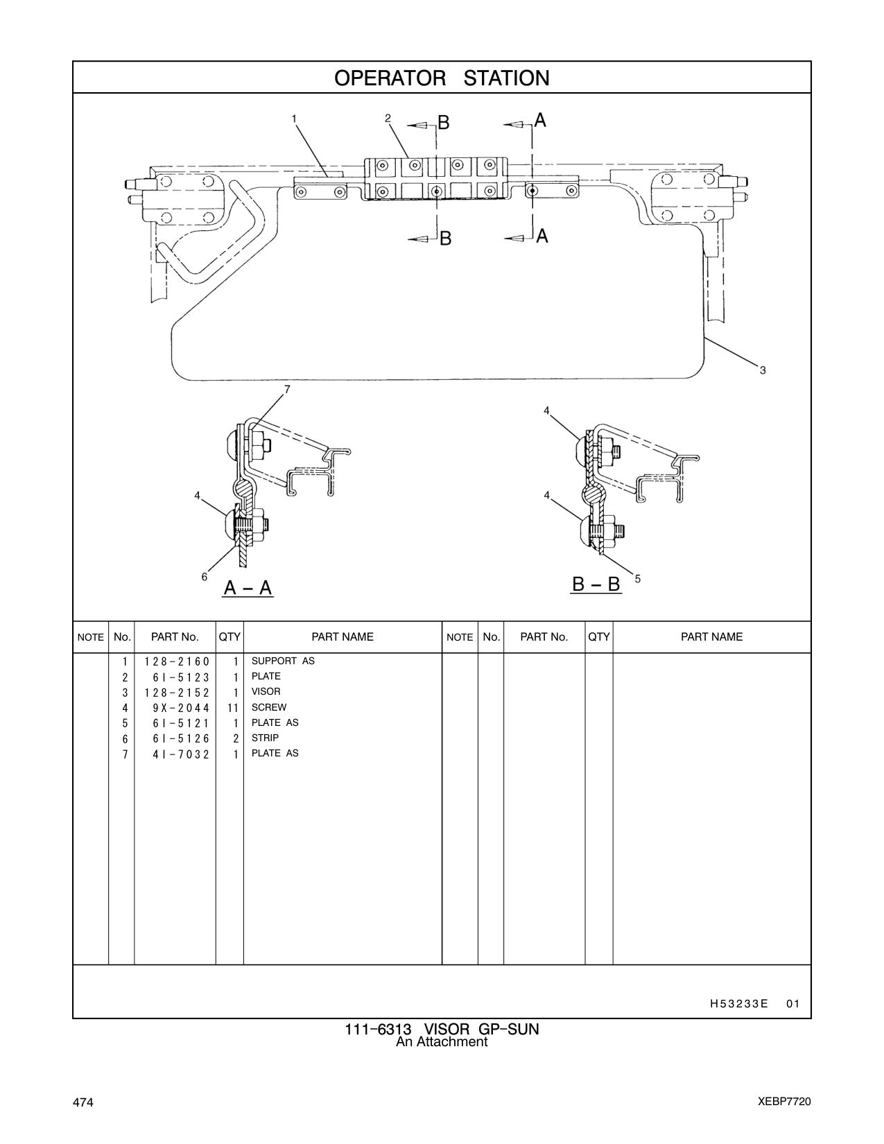 6I-5123 PLATE CAT parts manual diagram