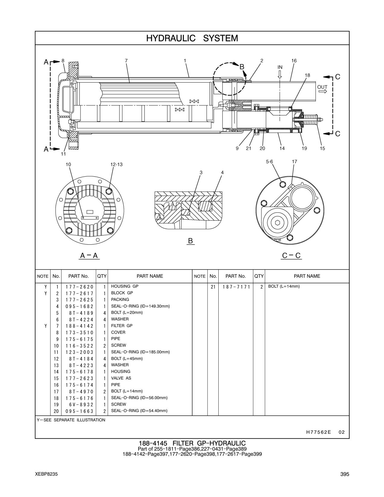 177-2623 VALVE AS CAT parts manual diagram