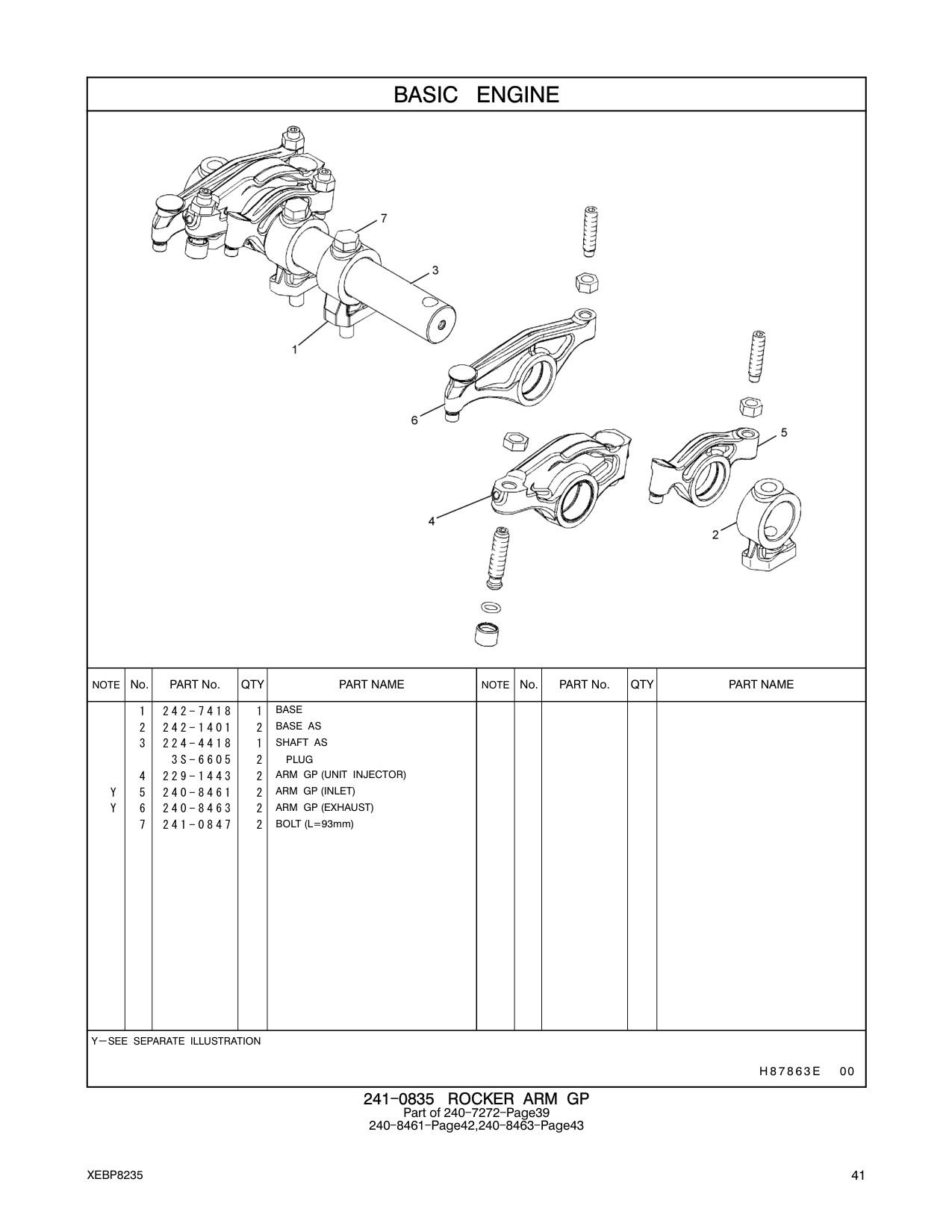 224-4418 SHAFT AS CAT parts manual diagram