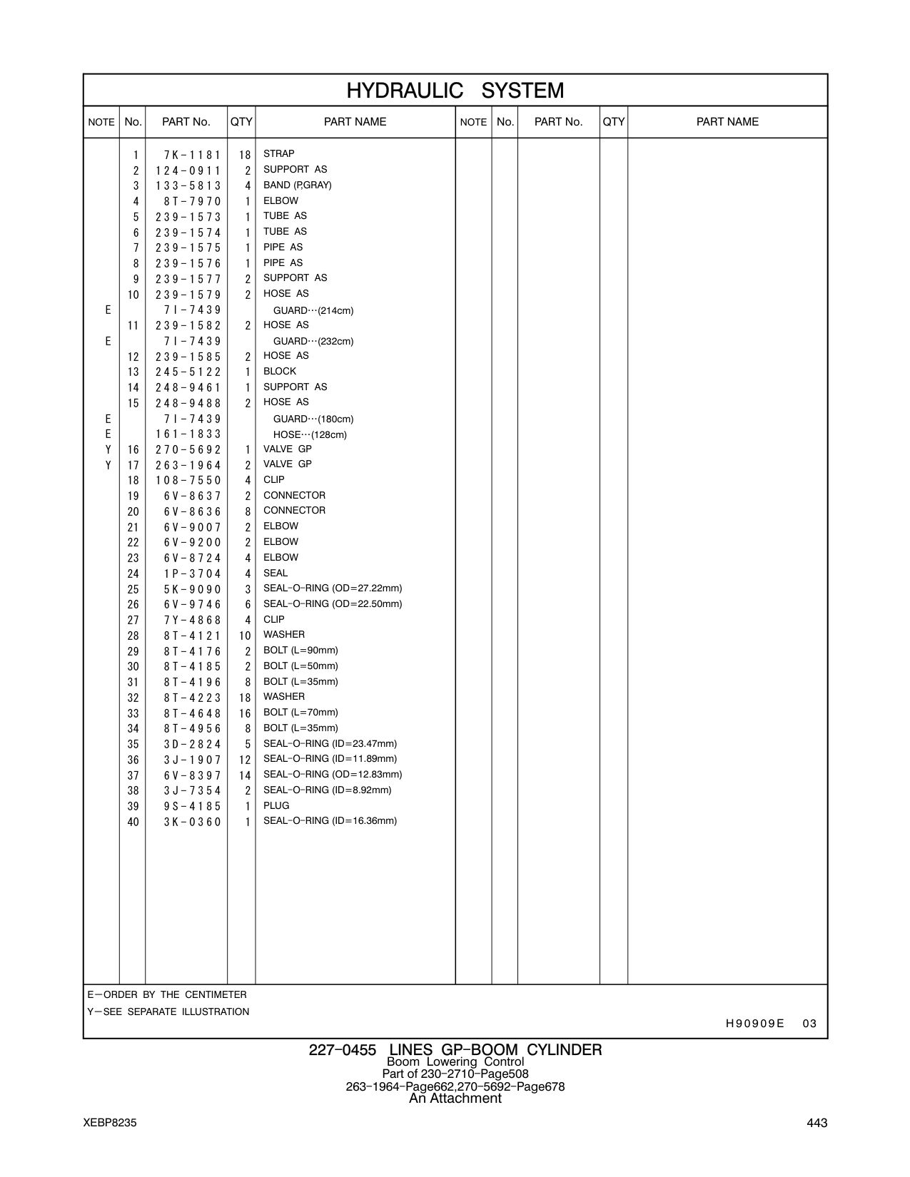 239-1579 HOSE AS CAT parts manual diagram