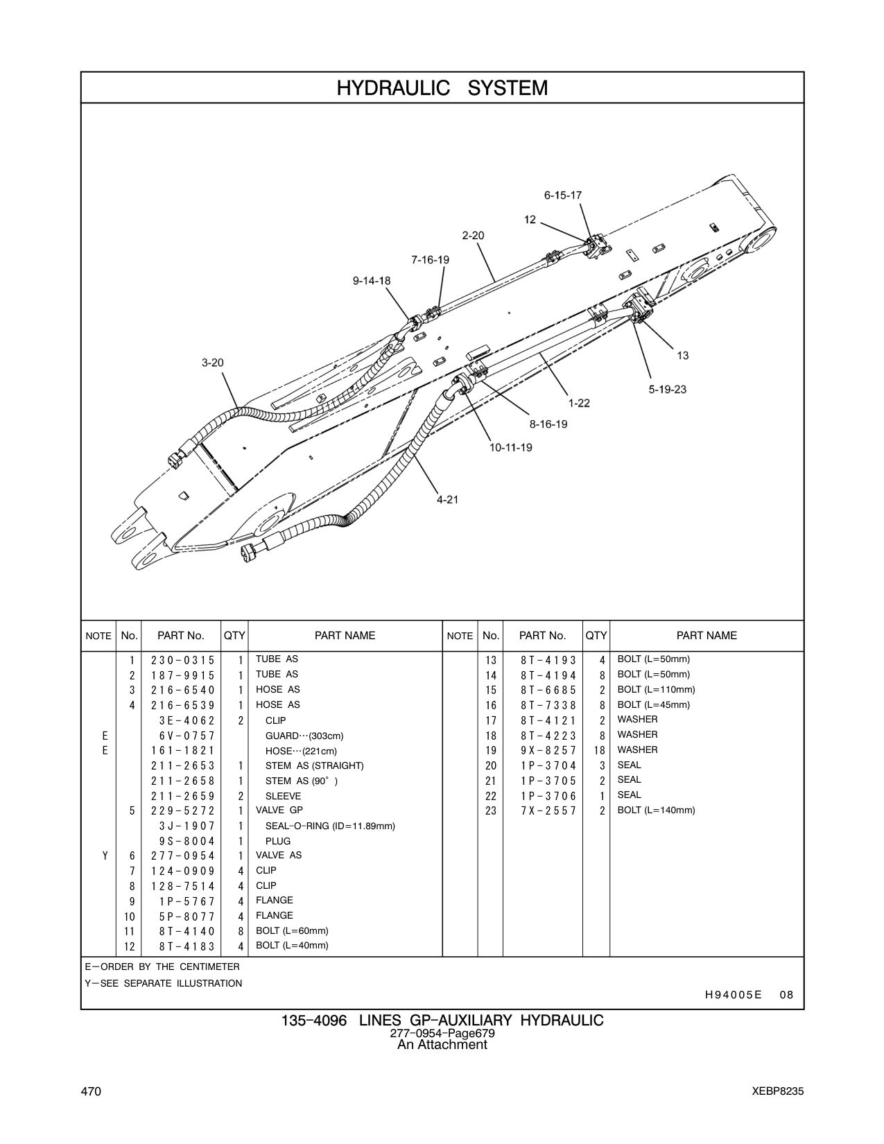 229-5272 VALVE GP 23 9X-8257 18 WASHER CAT parts manual diagram