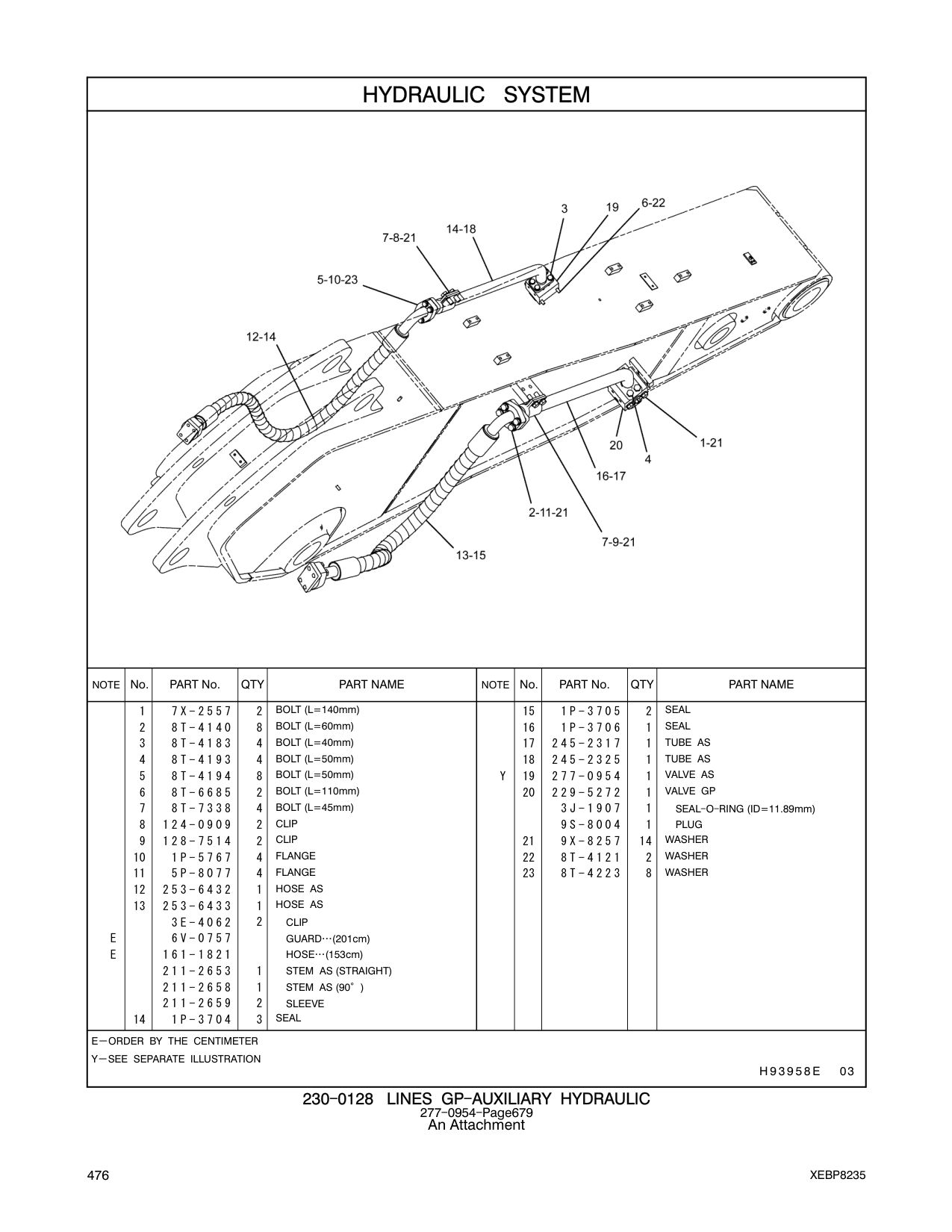 253-6433 HOSE AS CAT parts manual diagram
