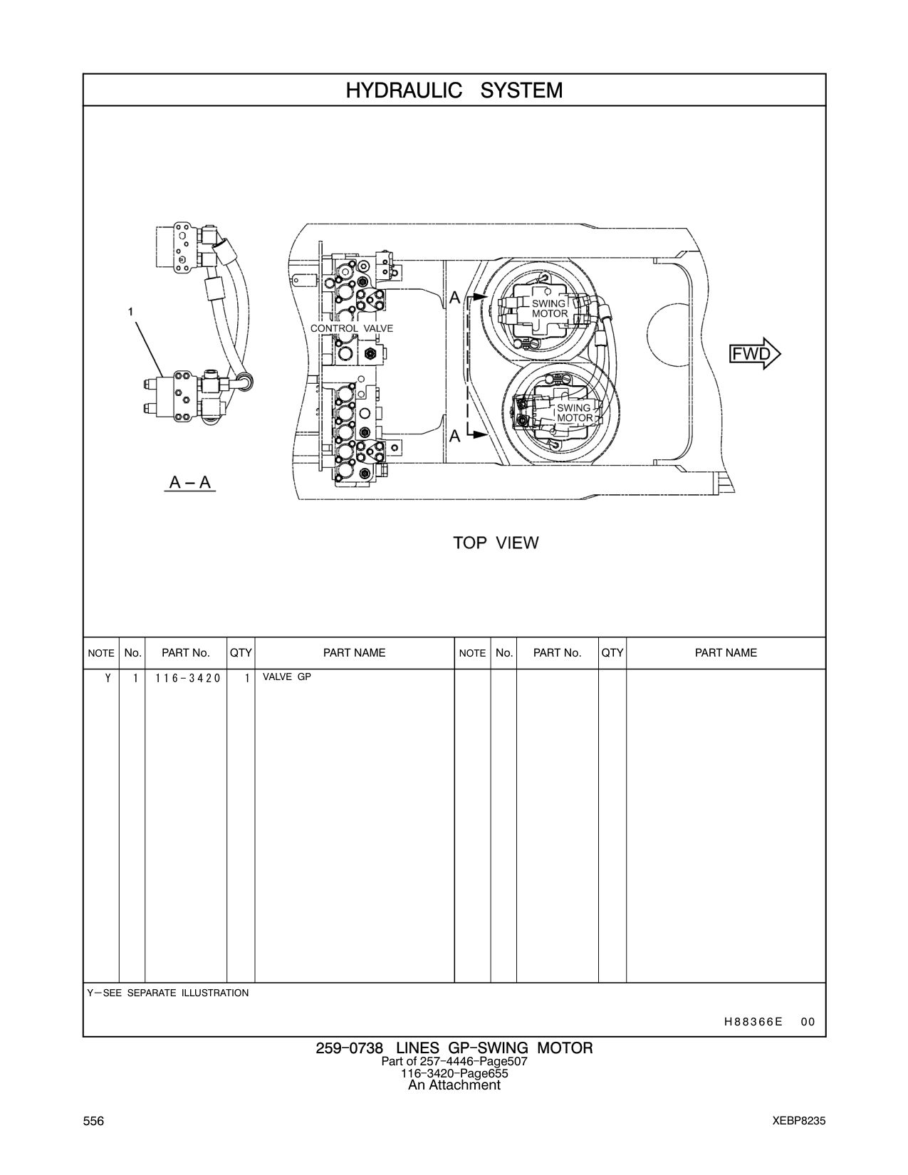 116-3420 VALVE GP CAT parts manual diagram