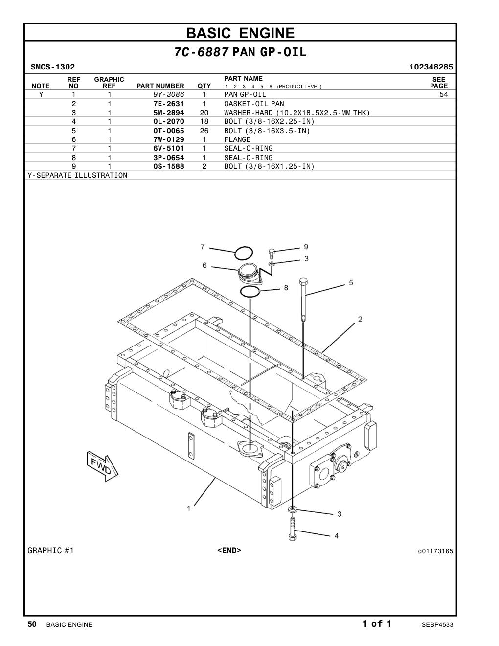 6V-5101 SEAL-O-RING CAT parts manual diagram
