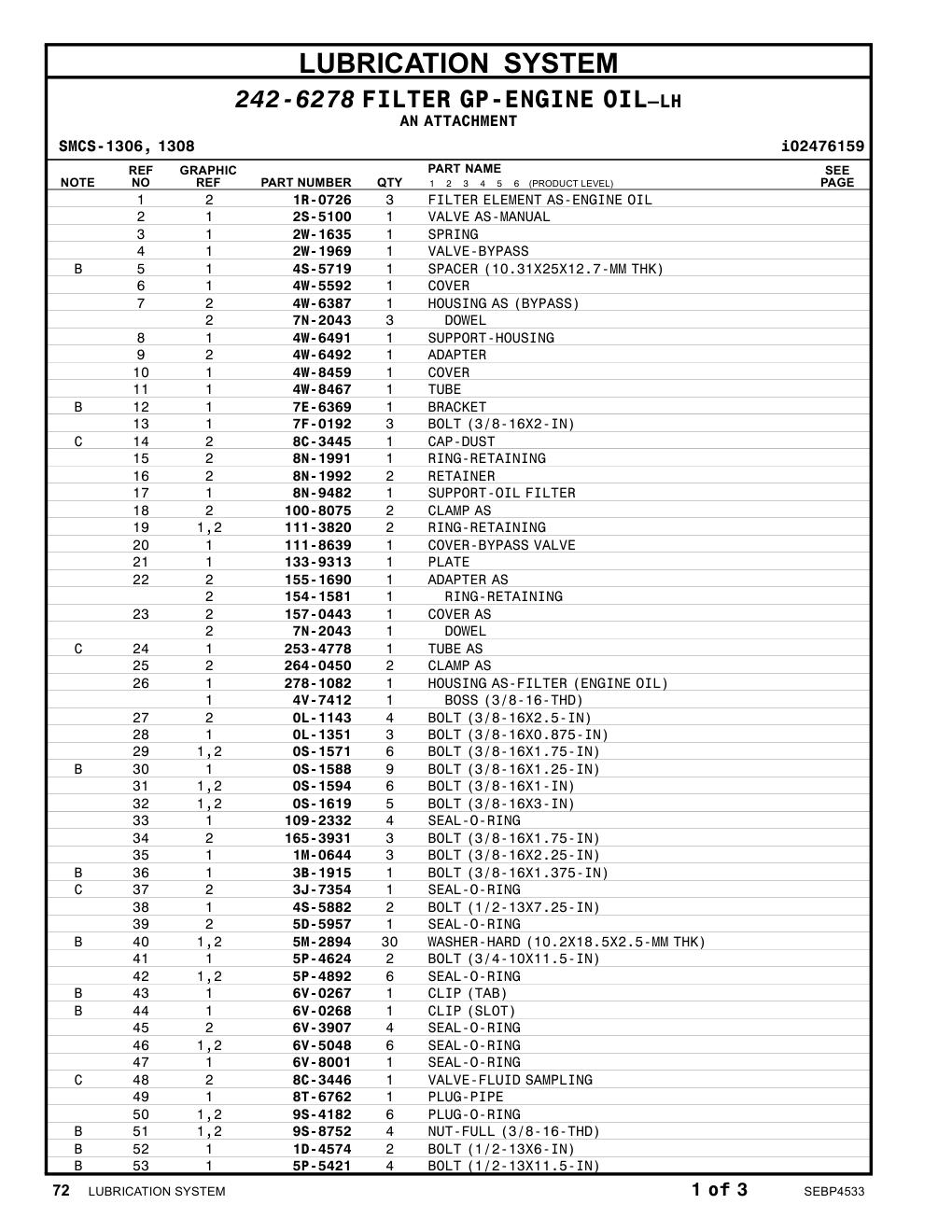 100-8075 CLAMP AS CAT parts manual diagram