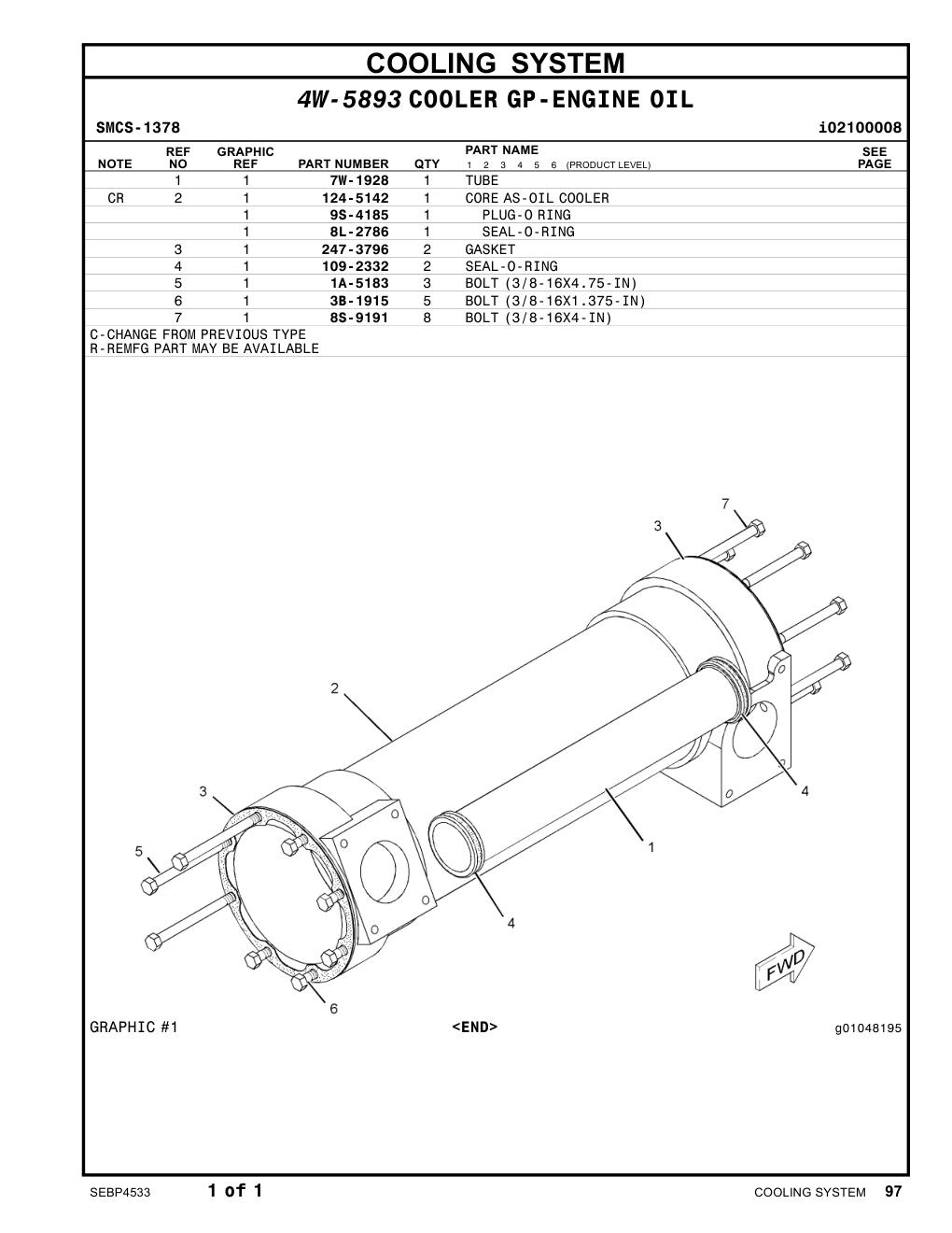 247-3796 GASKET CAT parts manual diagram