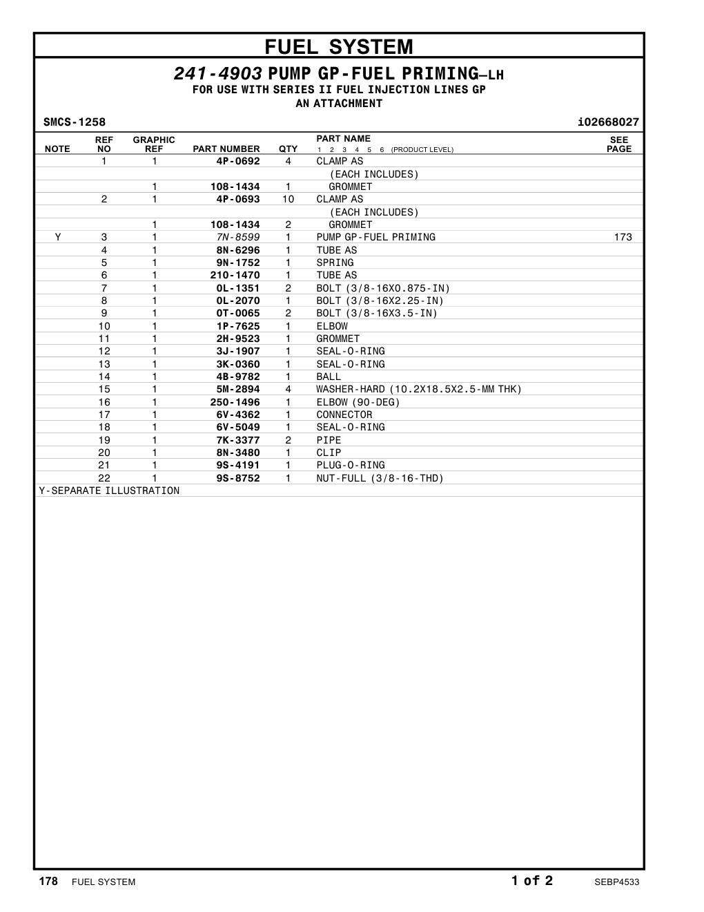 8N-6296 TUBEAS CAT parts manual diagram