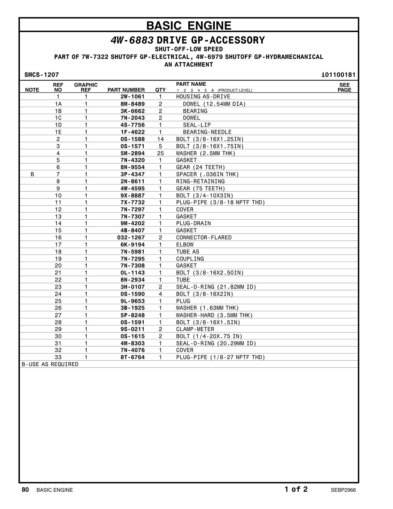 9M-4202 PLUG-DRAIN CAT parts manual diagram