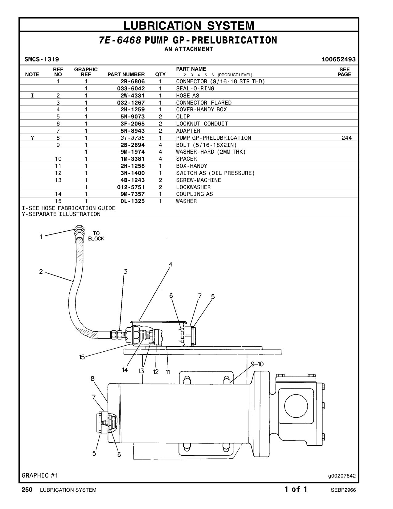 012-5751 LOCKWASHER CAT parts manual diagram