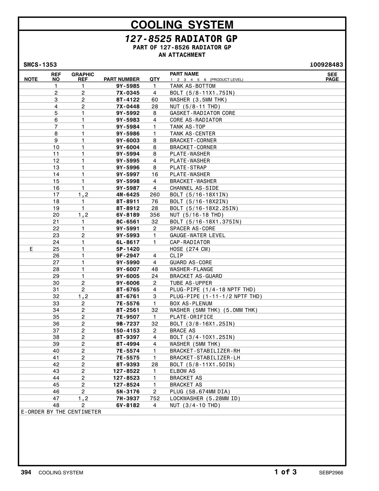 9Y-6004 BRACKET-CORNER CAT parts manual diagram