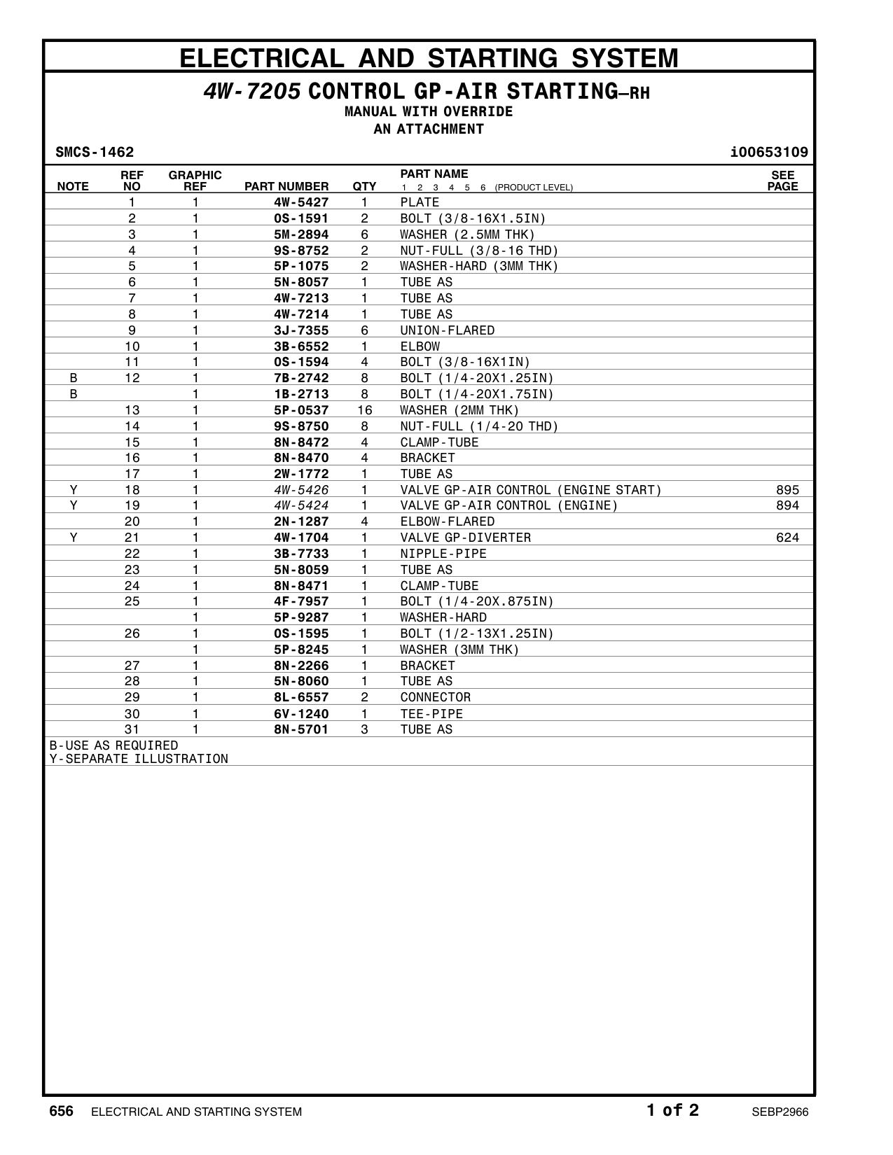 2W-1772 TUBE AS CAT parts manual diagram