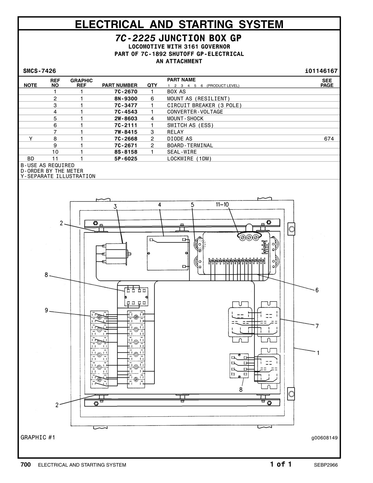 7W-8415 RELAY CAT parts manual diagram