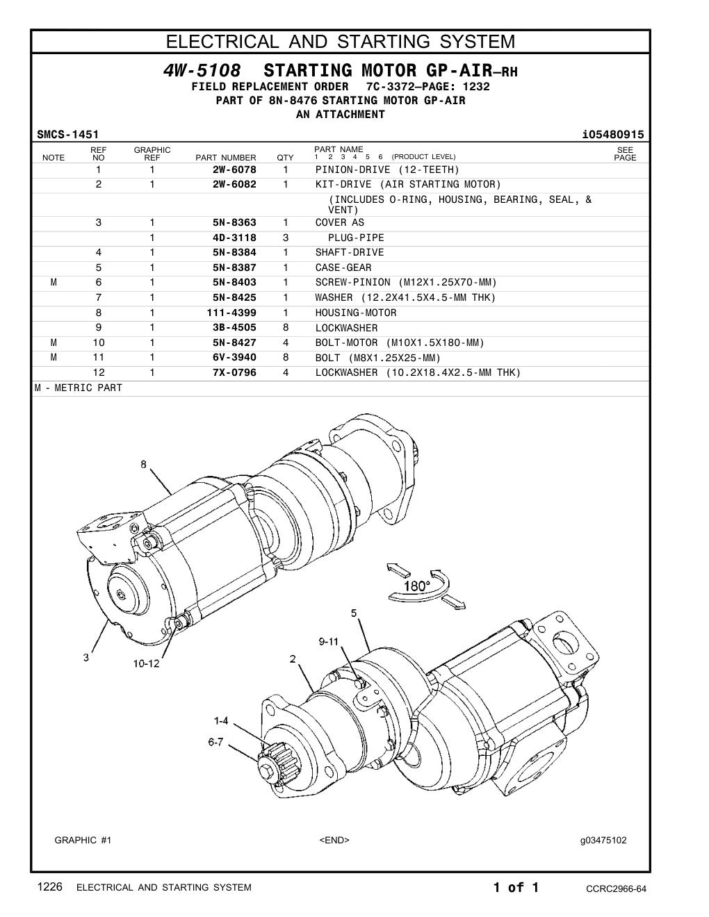 7X-0796 LOCKWASHER (10.2X18.4X2.5-MM THK) CAT parts manual diagram