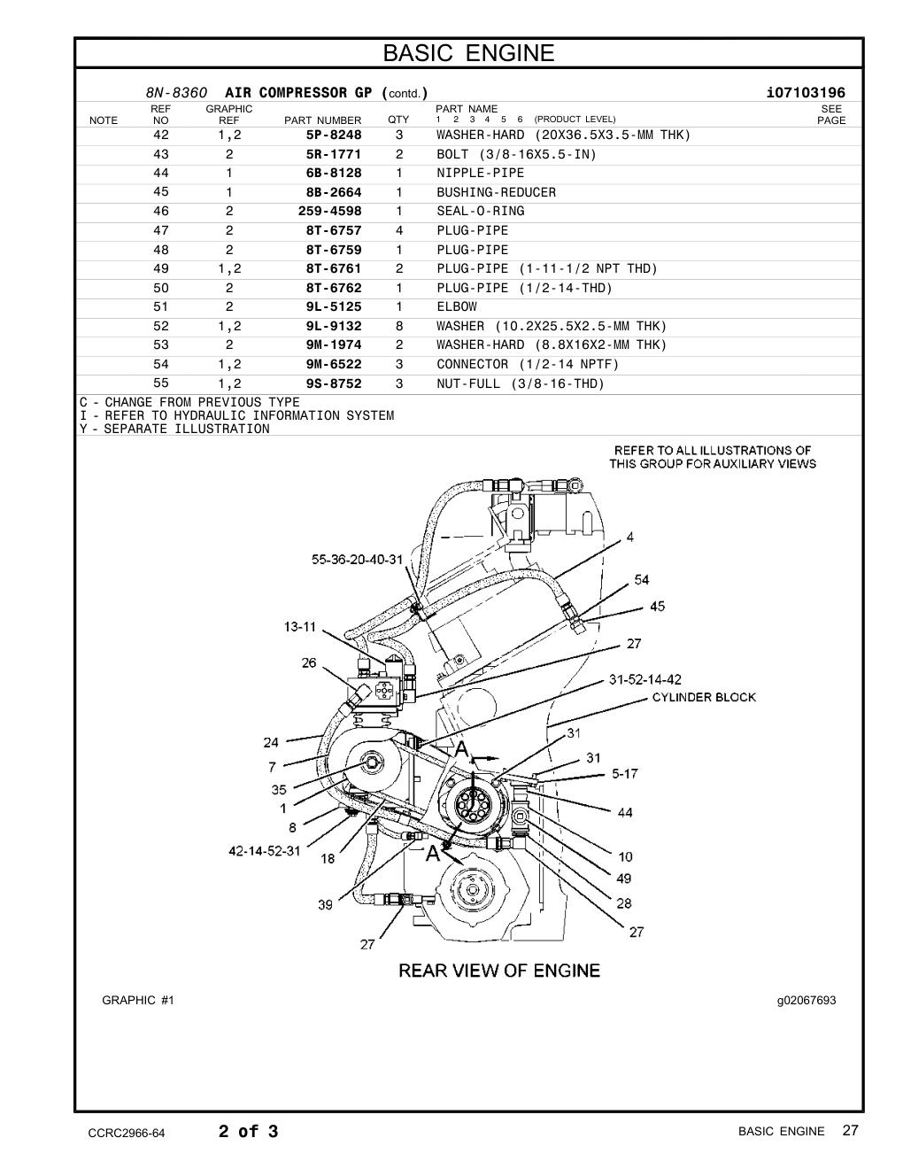 259-4598 SEAL-O-RING CAT parts manual diagram