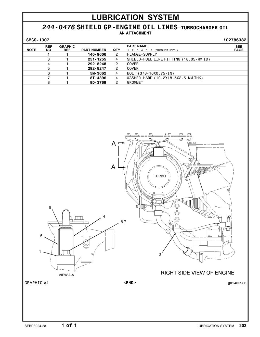 292-8248 COVER CAT parts manual diagram
