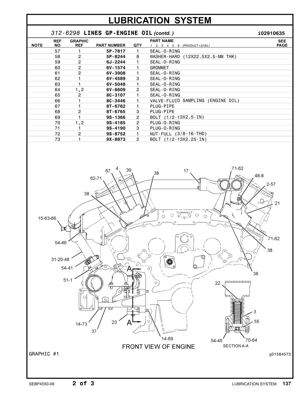 8C-3107 SEAL-O-RING CAT parts manual diagram