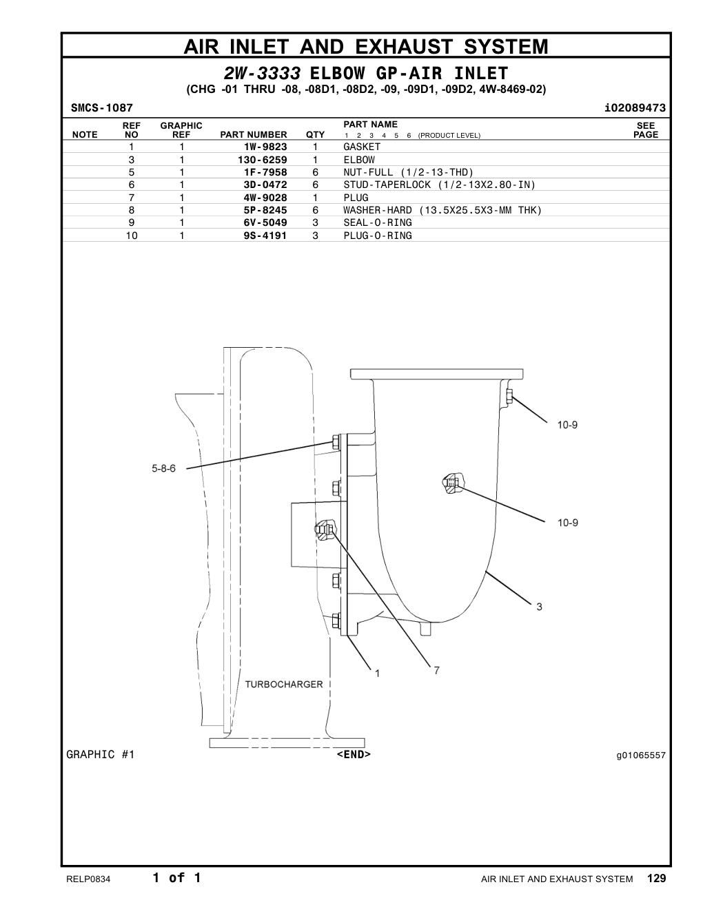 4W-9028 PLUG CAT parts manual diagram