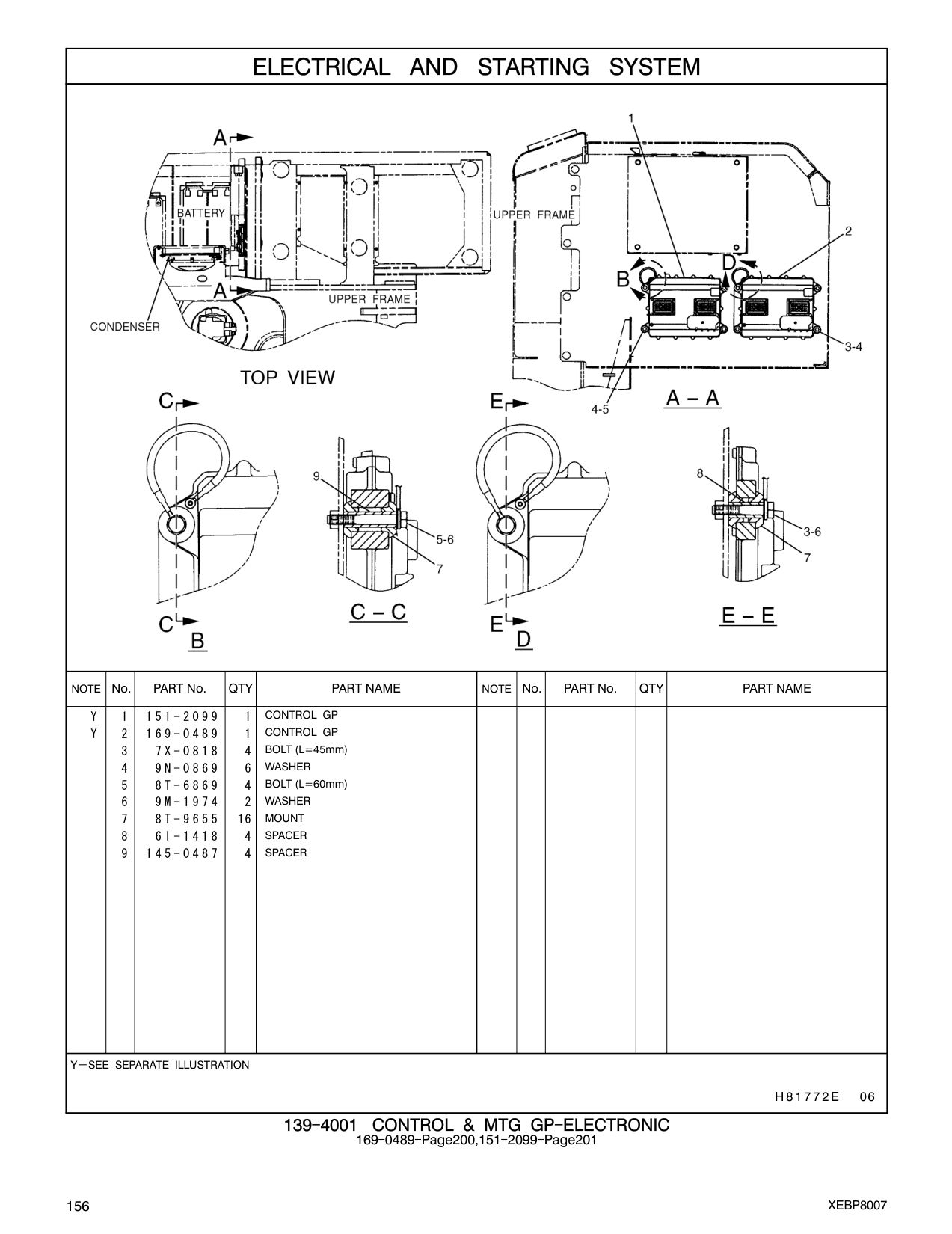 169-0489 CONTROL GP CAT parts manual diagram