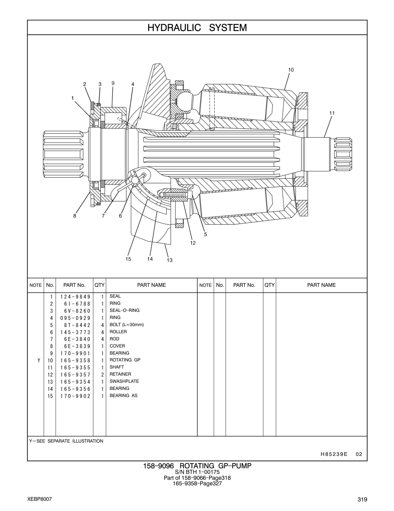 145-3773 ROLLER CAT parts manual diagram