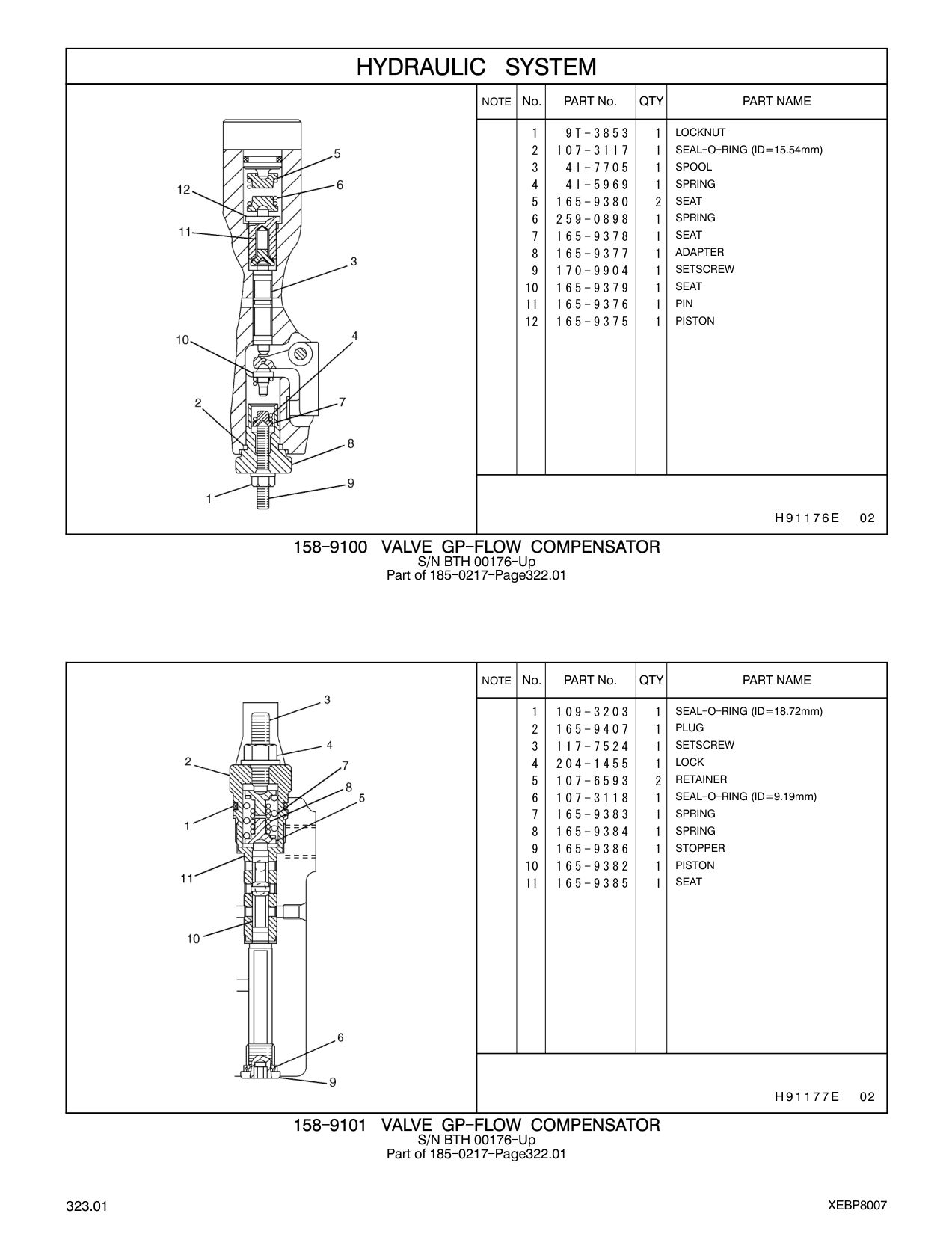 259-0898 SPRING CAT parts manual diagram