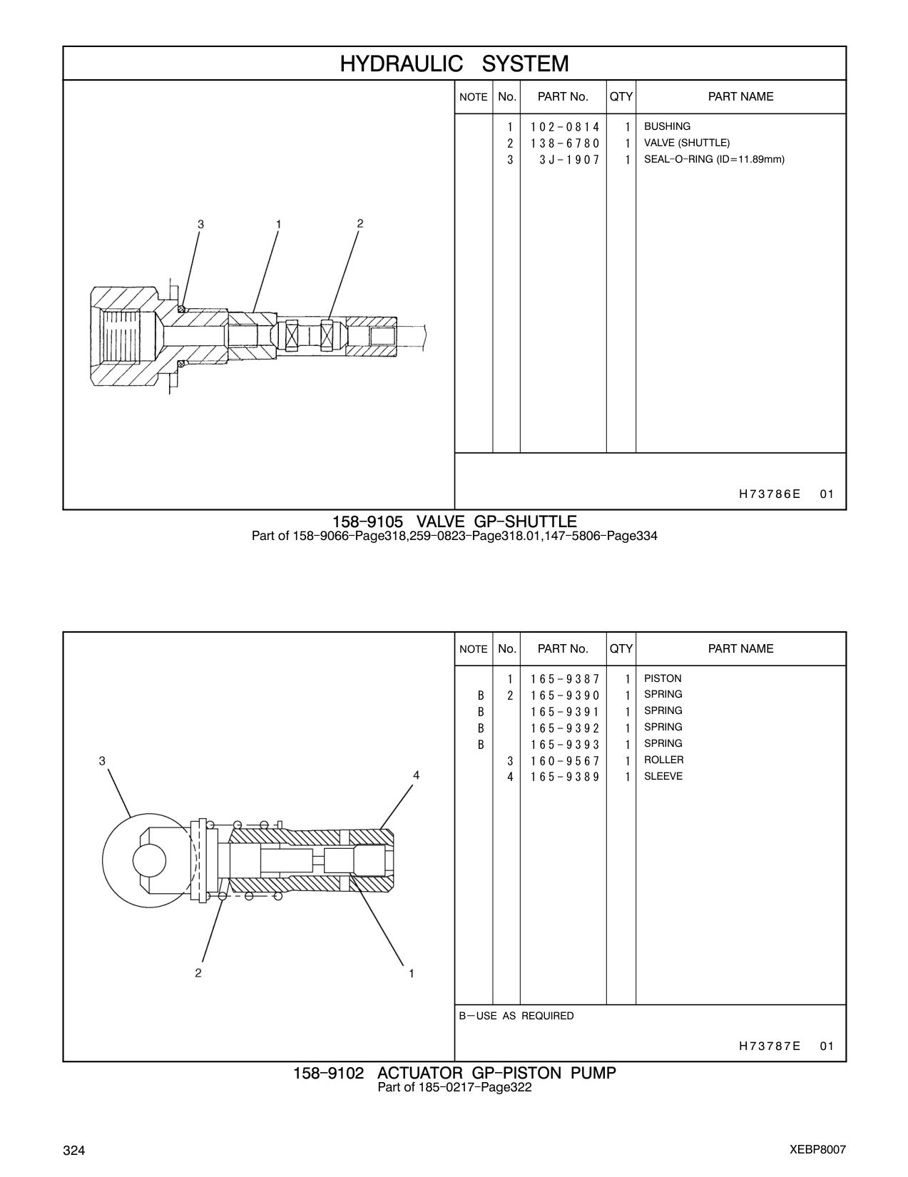 160-9567 ROLLER CAT parts manual diagram