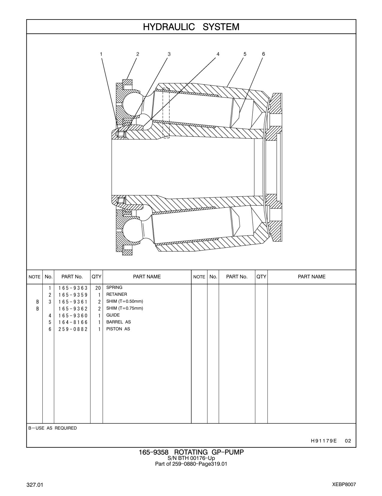 259-0882 PISTON AS CAT parts manual diagram
