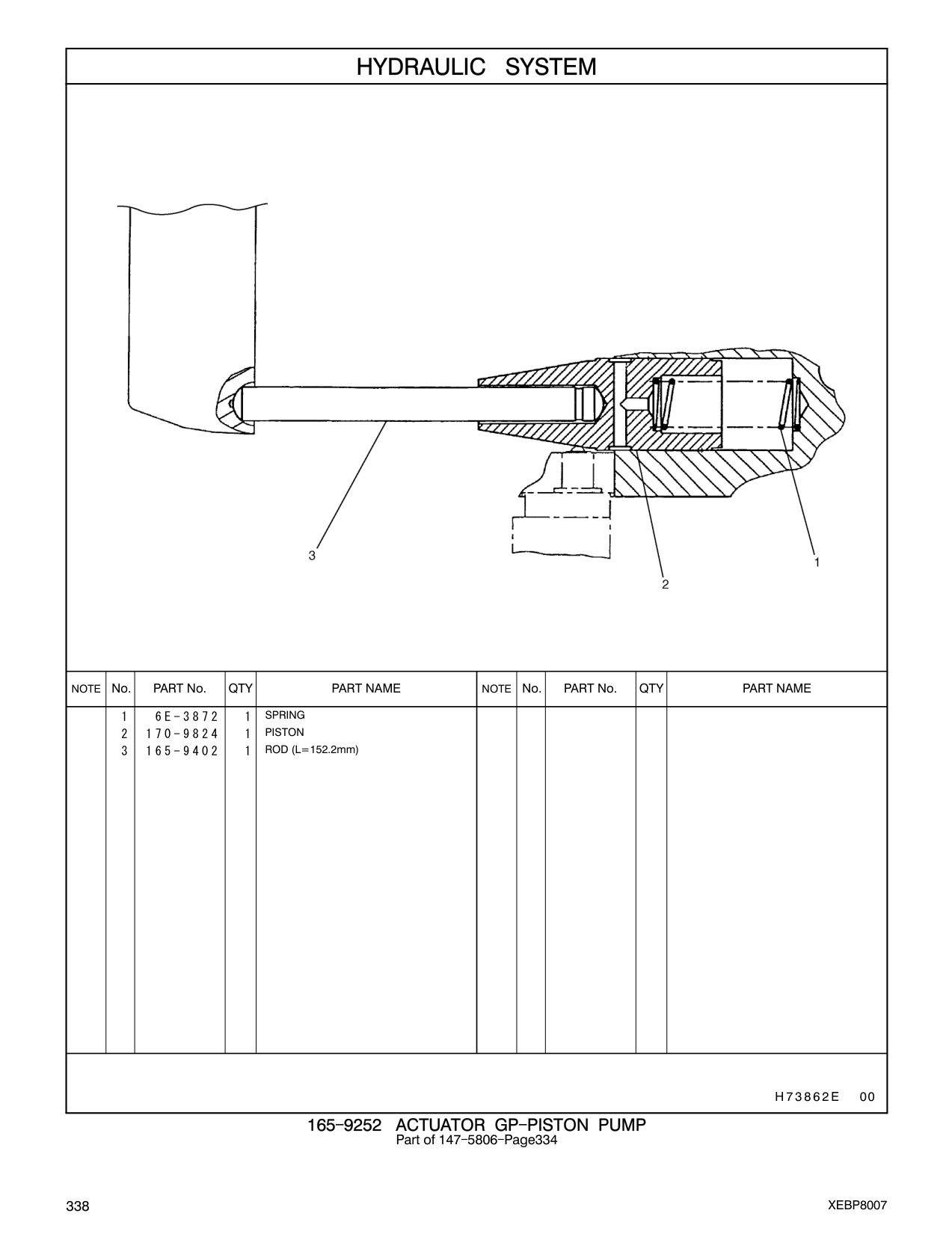 170-9824 PISTON CAT parts manual diagram