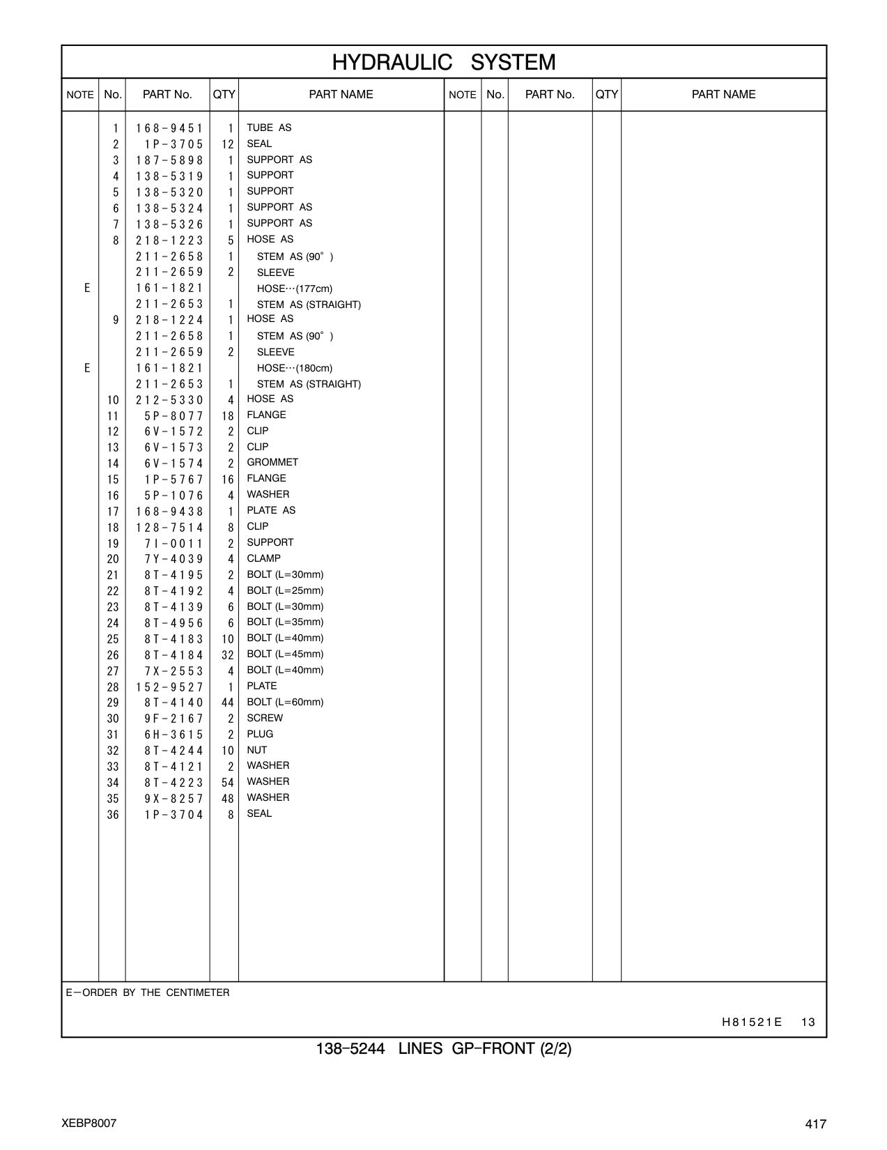 6H-3615 PLUG-PROTECTION CAT parts manual diagram