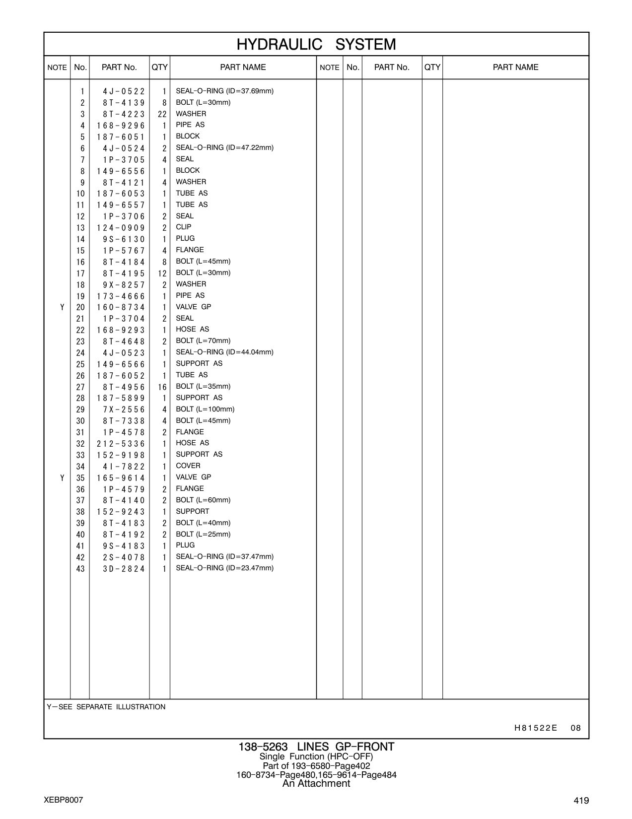 149-6557 TUBE AS CAT parts manual diagram