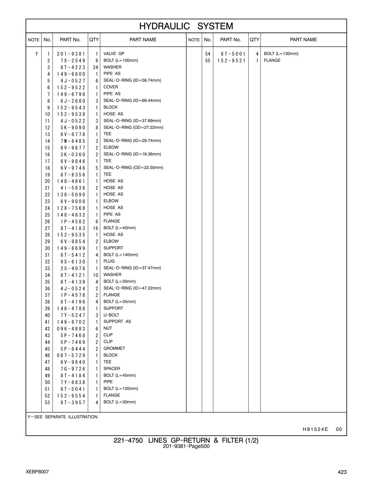 149-6800 PIPE AS CAT parts manual diagram