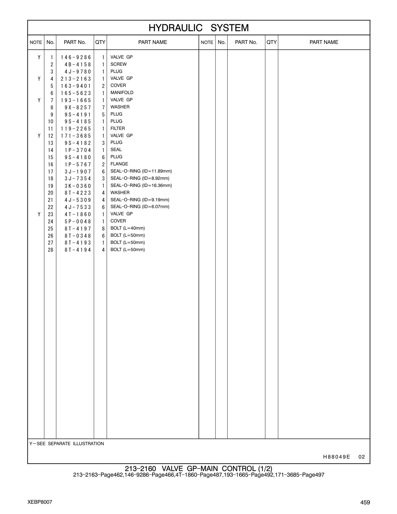 213-2163 VALVE GP CAT parts manual diagram