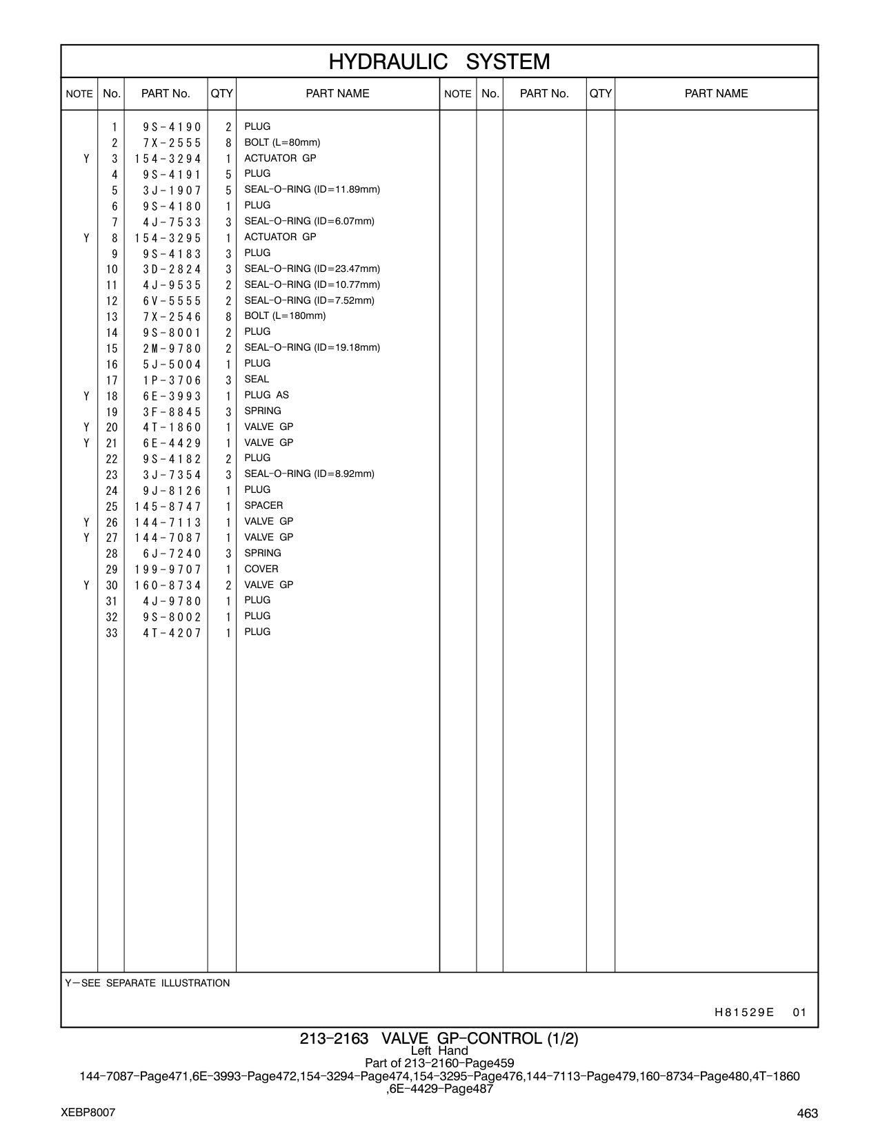 5J-5004 PLUG CAT parts manual diagram