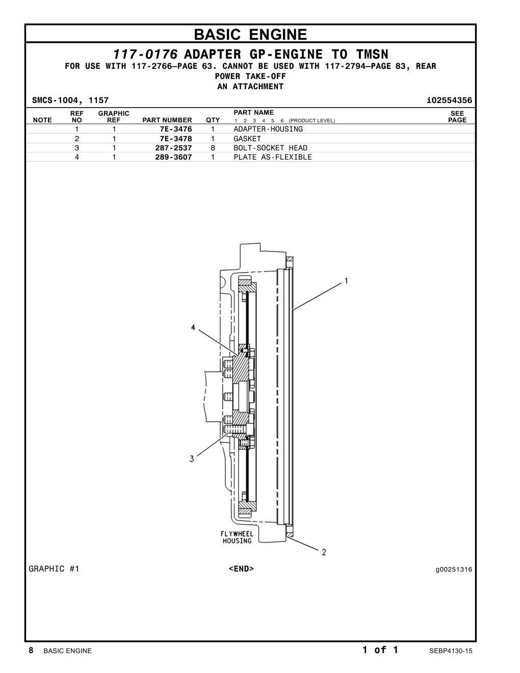 7E-3478 GASKET CAT parts manual diagram