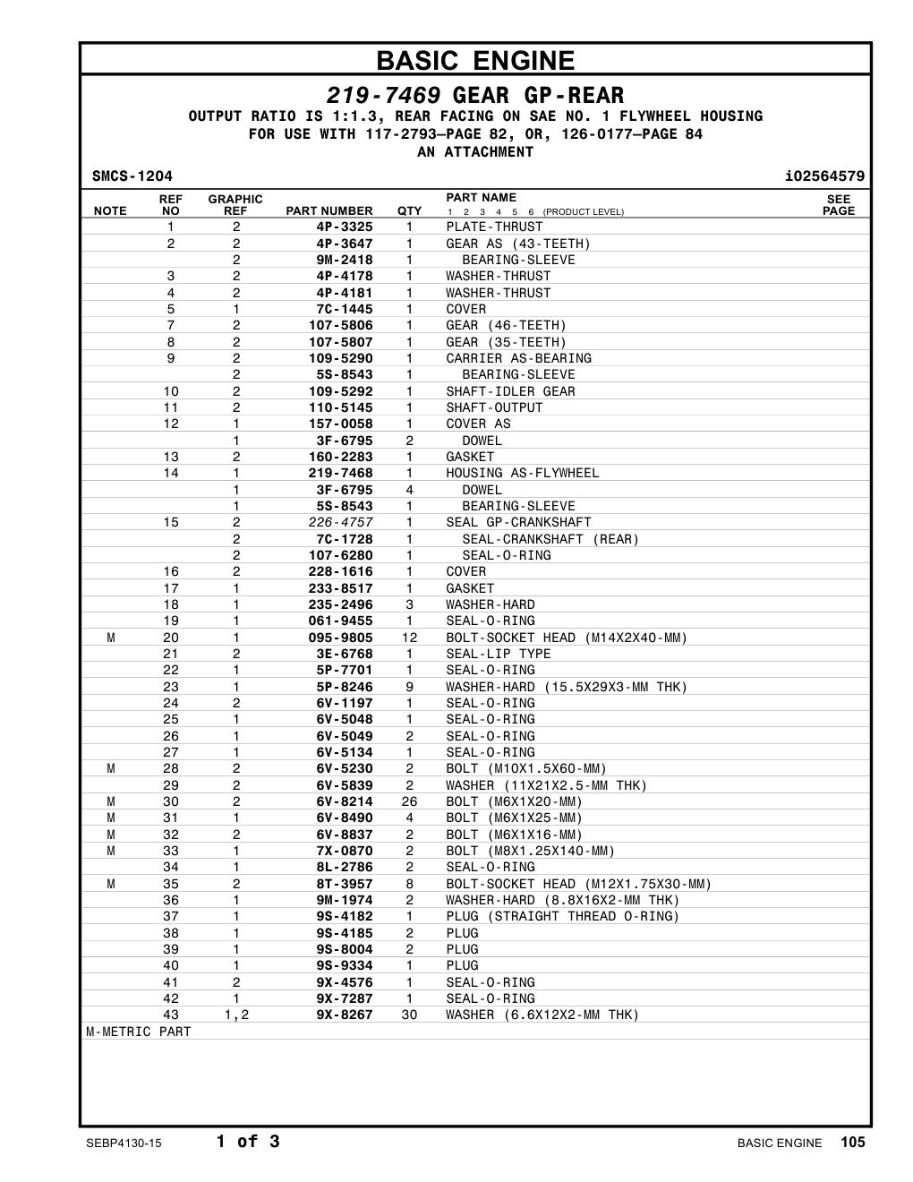9M-2418 BEARING-SLEEVE CAT parts manual diagram