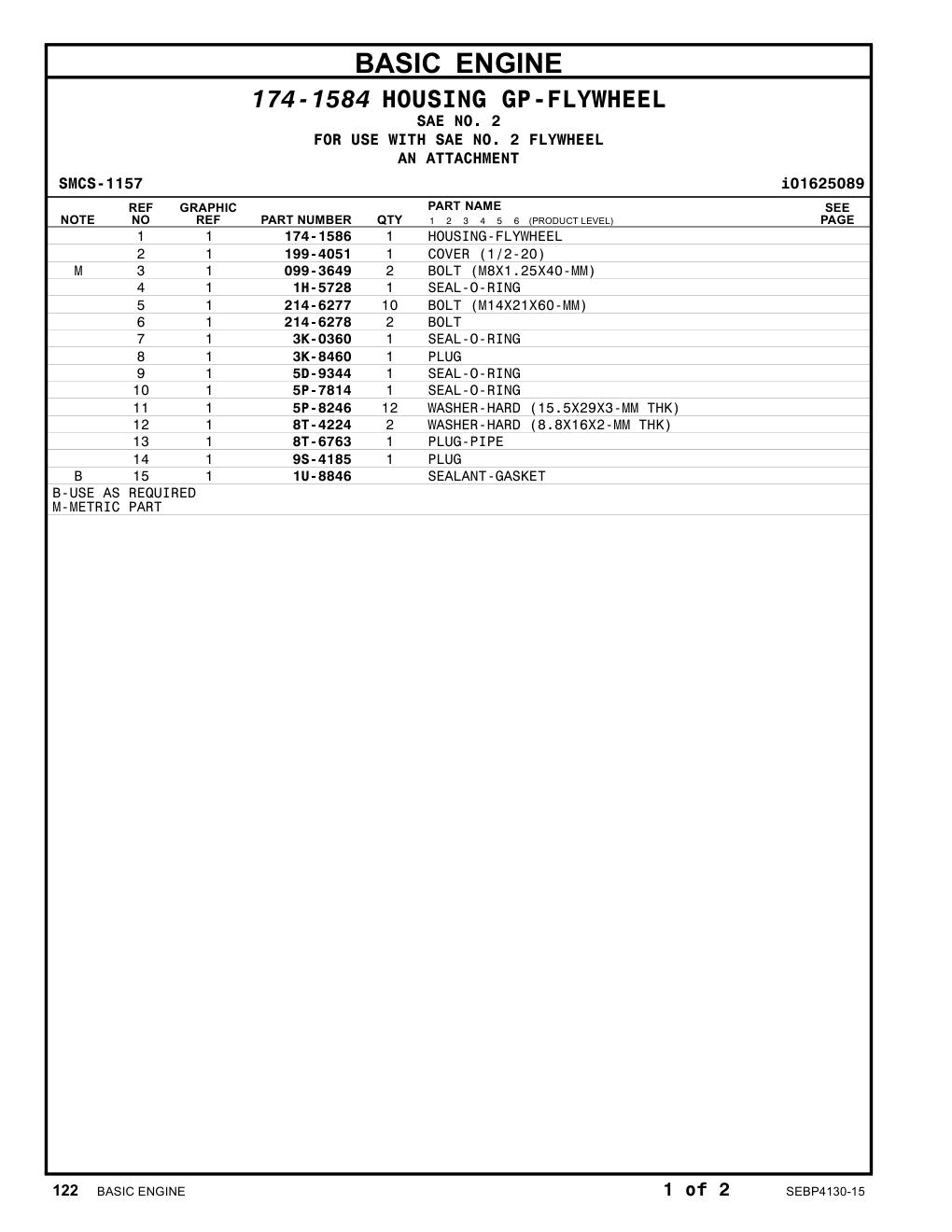 214-6278 BOLT CAT parts manual diagram
