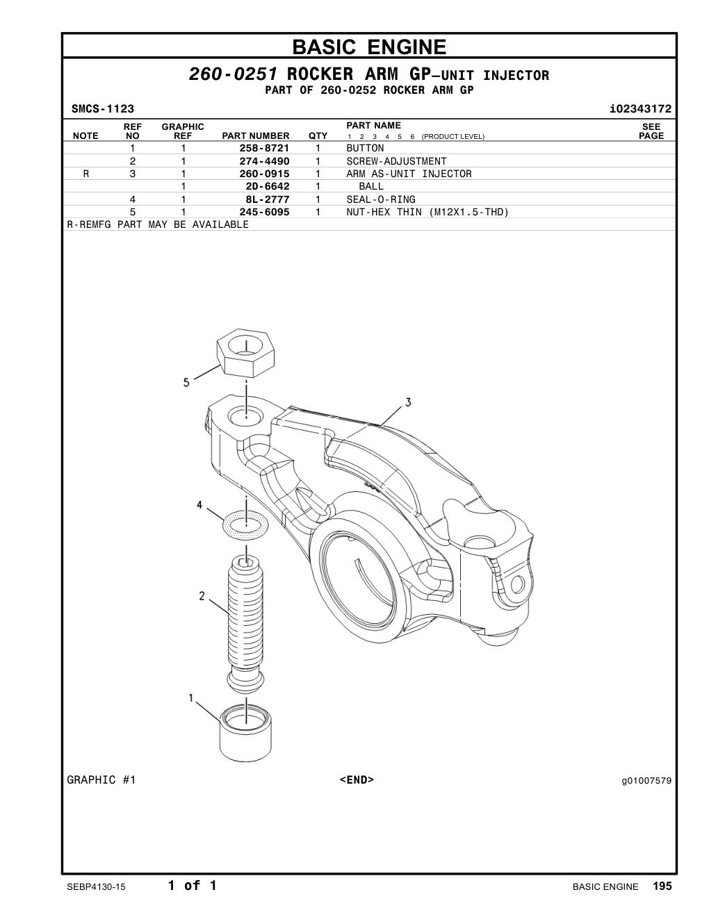 274-4490 SCREW-ADJUSTMENT CAT parts manual diagram