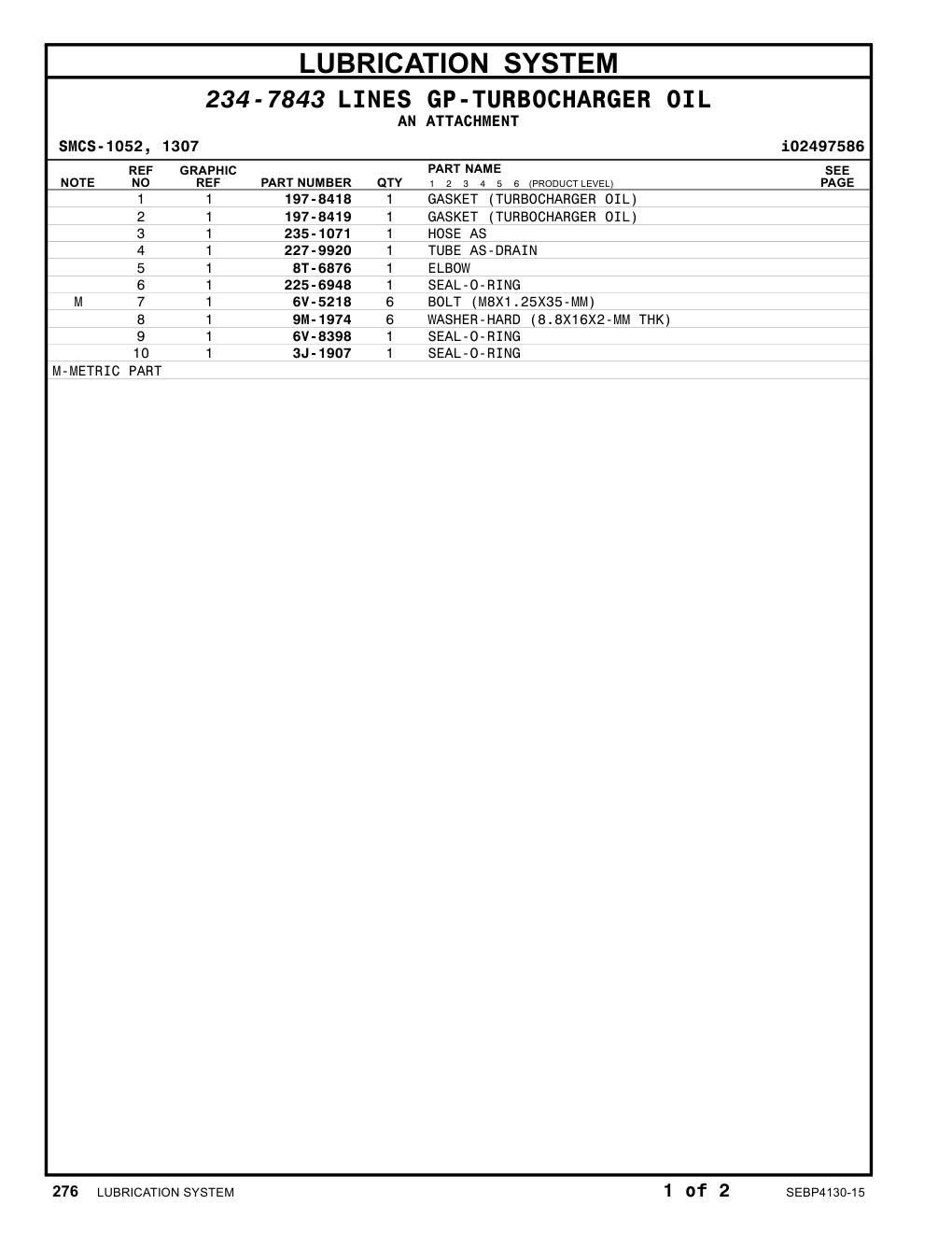 235-1071 HOSE AS CAT parts manual diagram