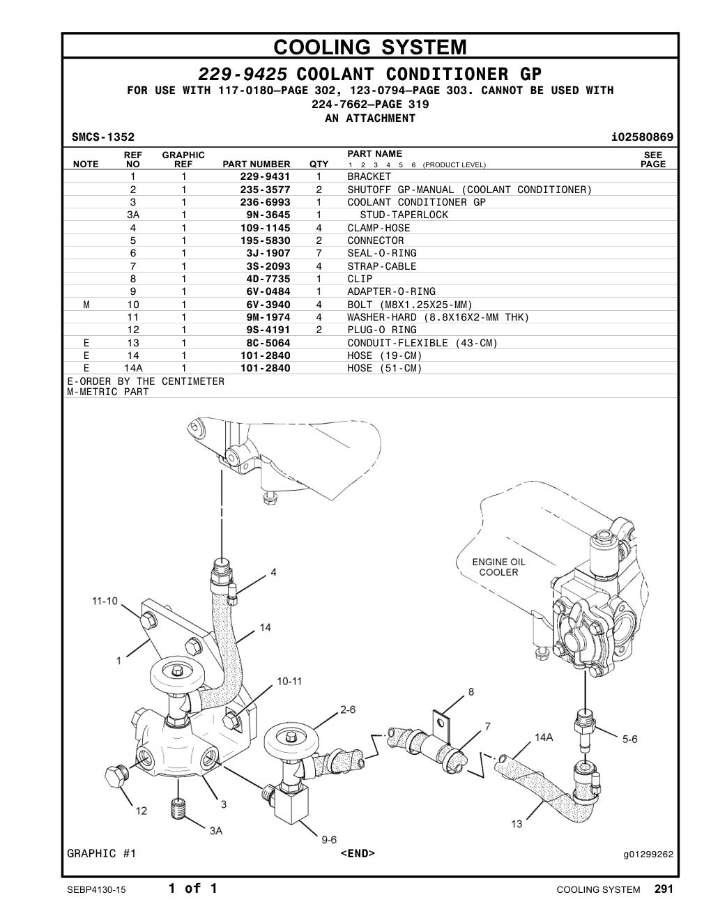 235-3577 SHUTOFF GP-MANUAL (COOLANT CONDITIONER) CAT parts manual diagram